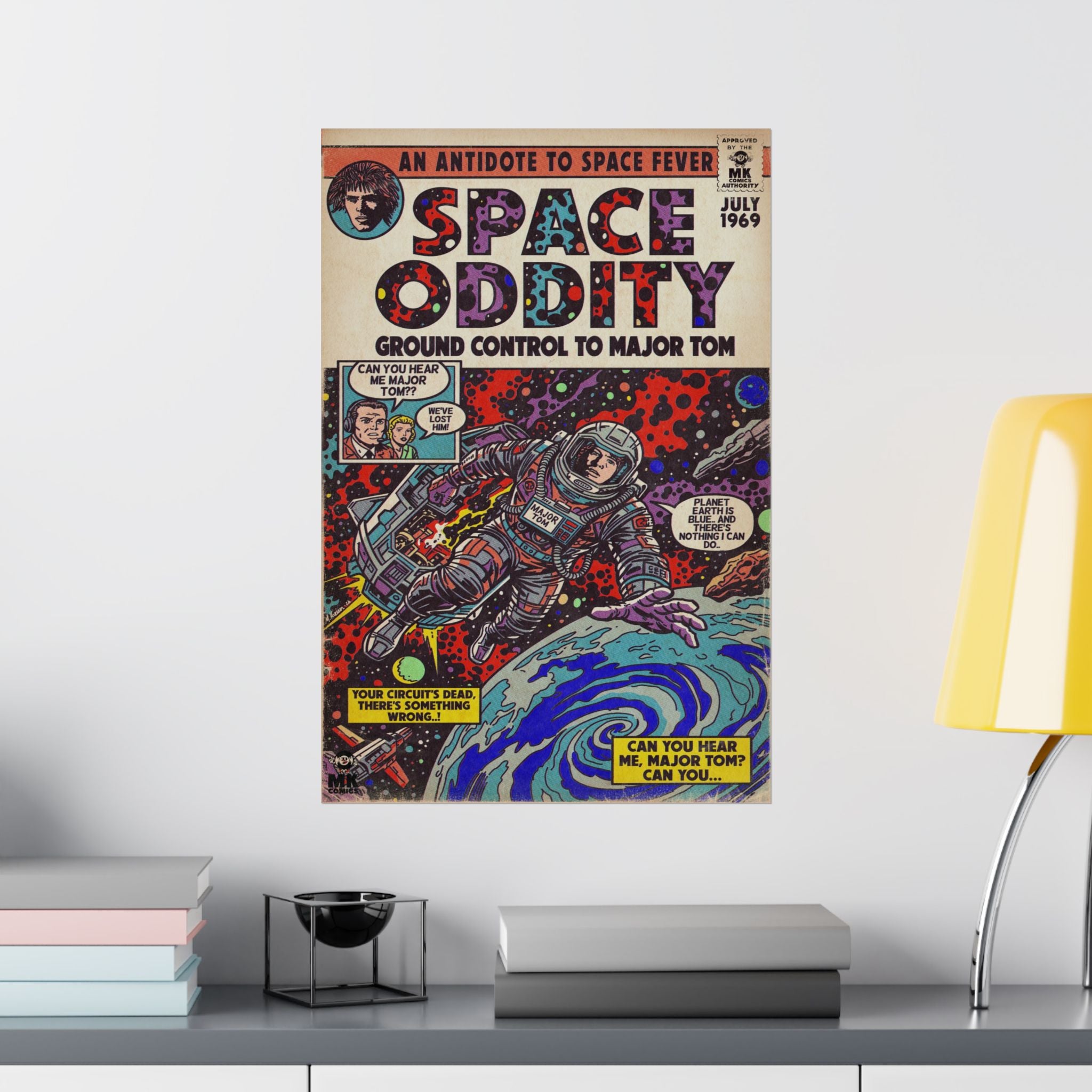 Space Oddity - Matte Vertical Posters