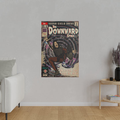 The Downward Spiral - Matte Canvas, Stretched, 0.75"