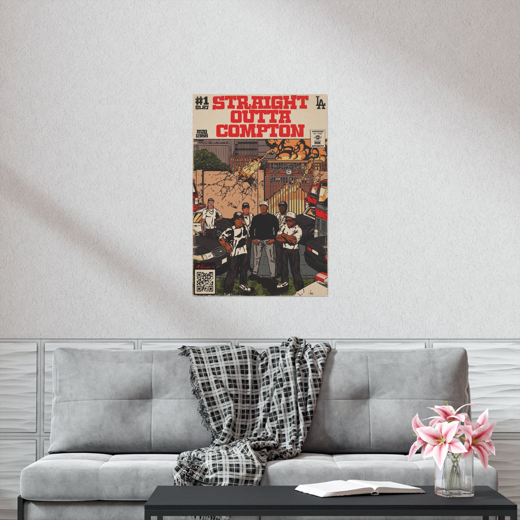 Straight Outta Compton - Vertical Matte Poster
