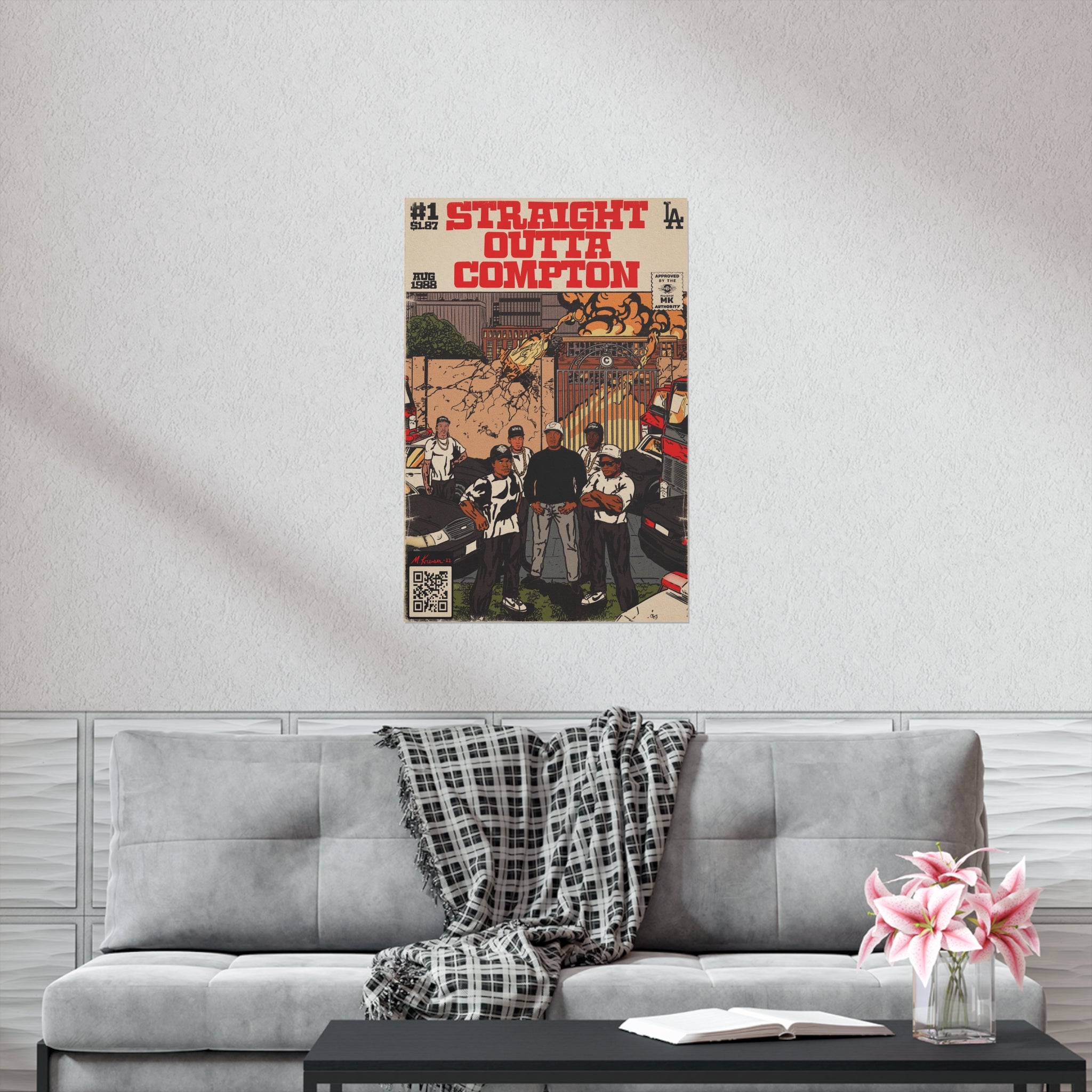 Straight Outta Compton - Vertical Matte Poster
