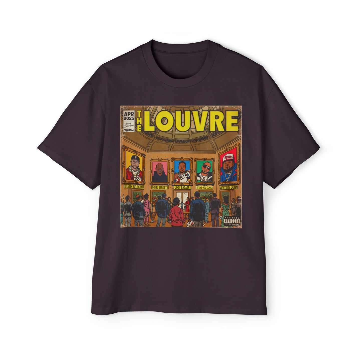 The Louvre - Men's Heavy Oversized Tee