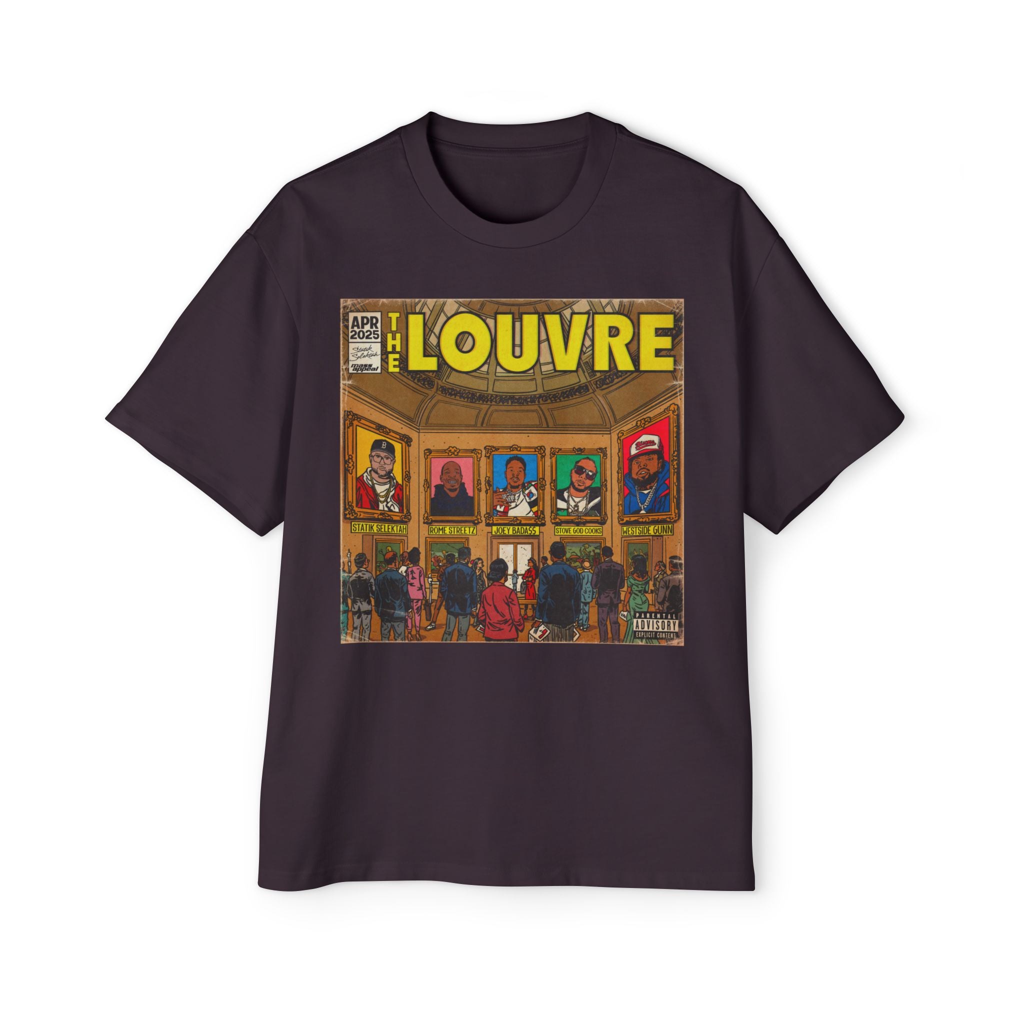 The Louvre - Men's Heavy Oversized Tee