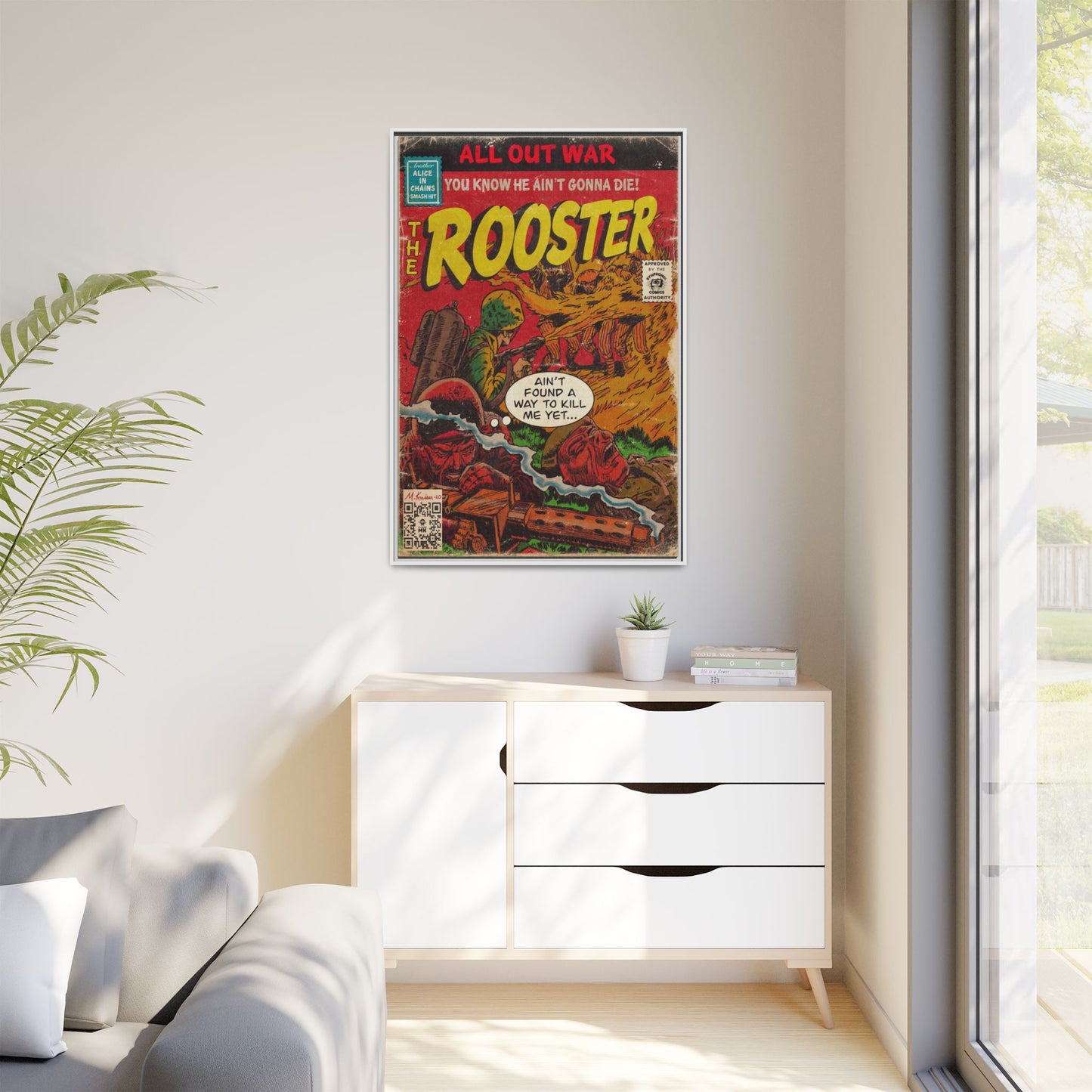 Alice In Chains - Rooster - Gallery Canvas Wraps, Vertical Frame