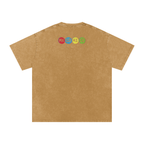 Twisted - Snow Washed Oversized Cotton T-Shirt