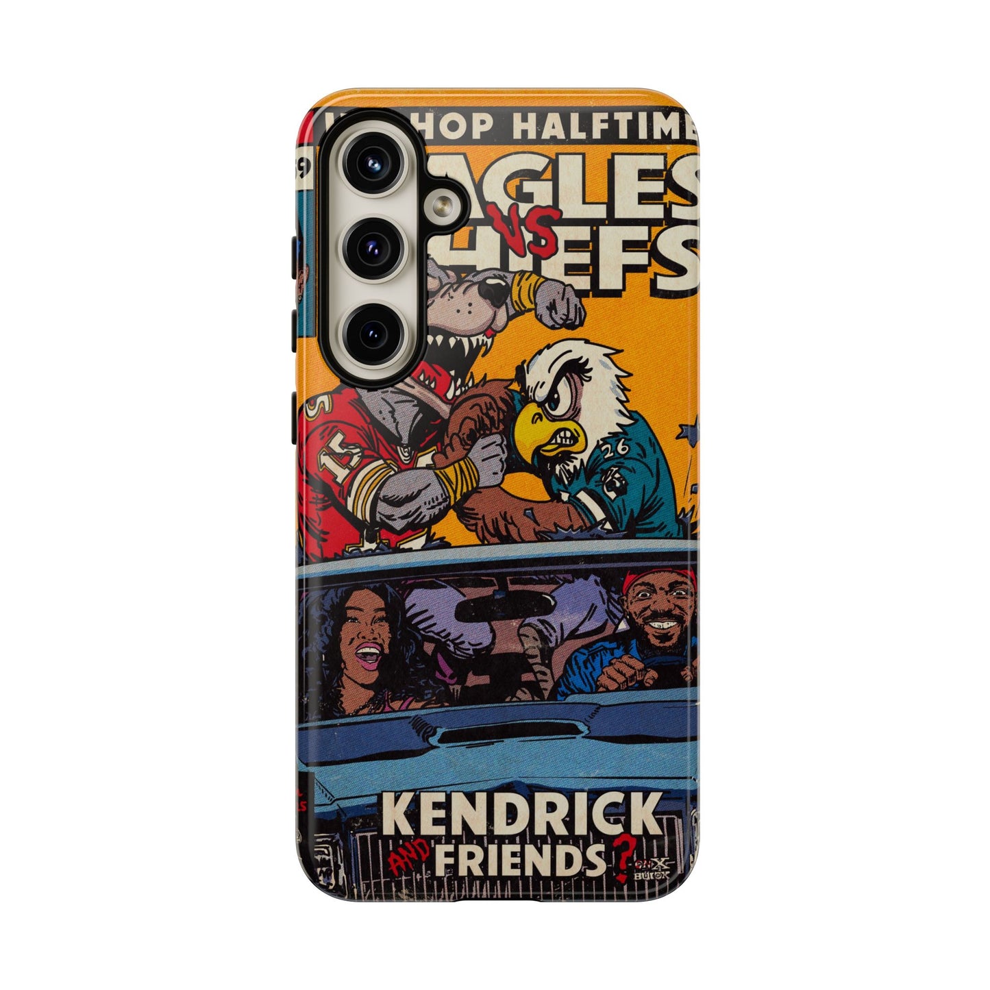 Kendrick & SZA - 2025 Halftime - Eagles vs Chiefs - Tough Phone Cases