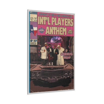Int’l Players Anthem - Matte Canvas, Framed (Multi-color)