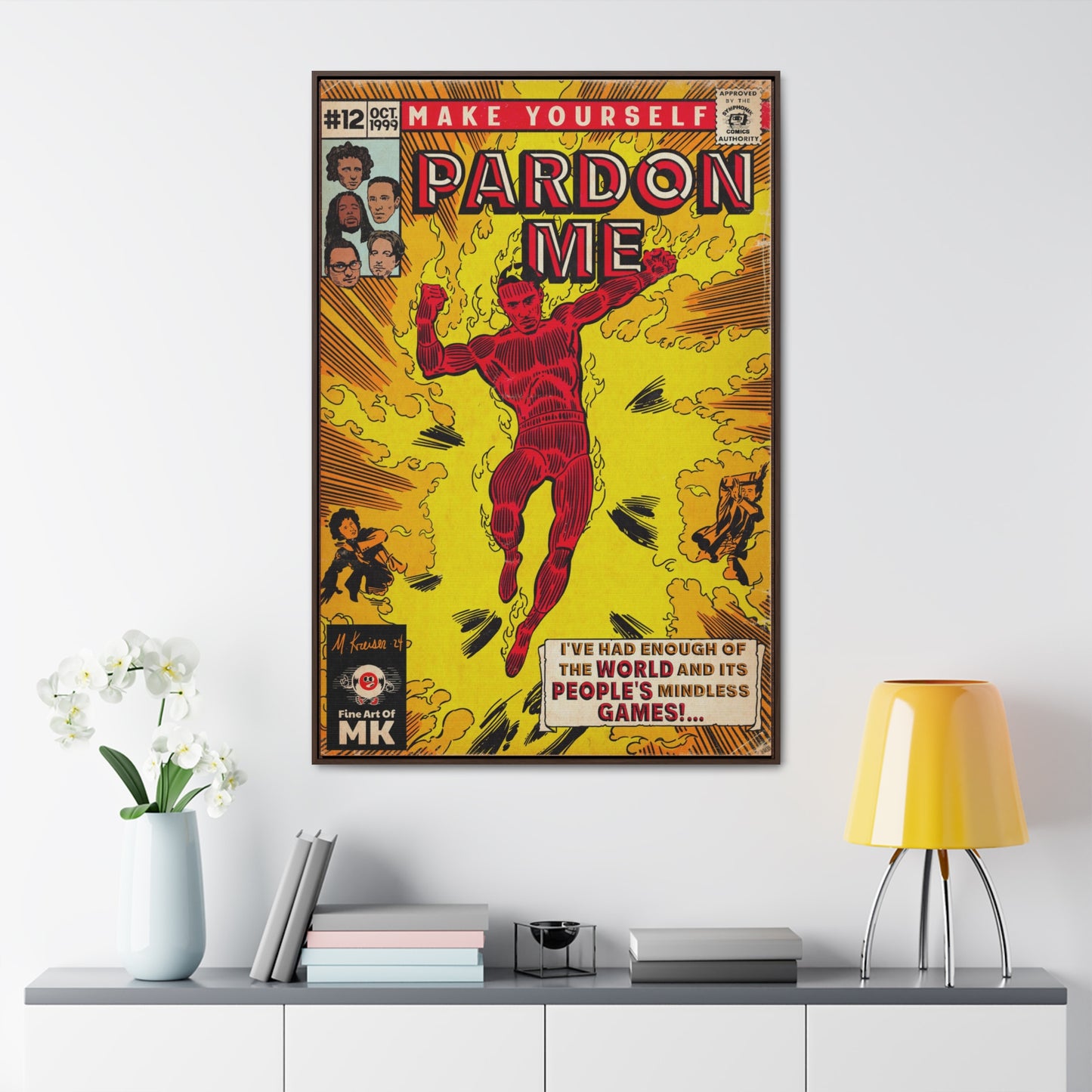 Incubus - Pardon Me - Gallery Canvas Wraps, Vertical Frame