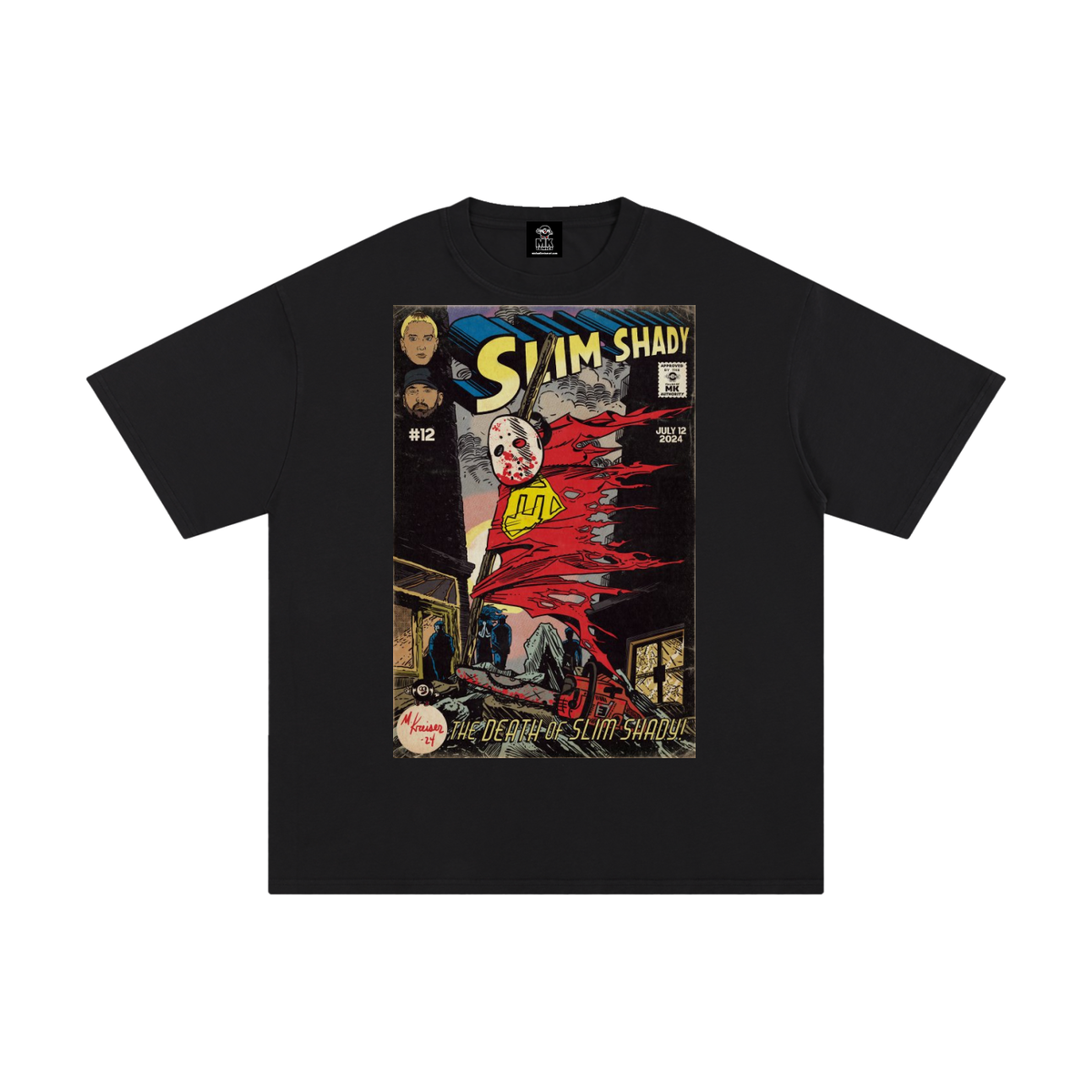 Death of Slim Shady - Unisex Pure Cotton T-Shirt