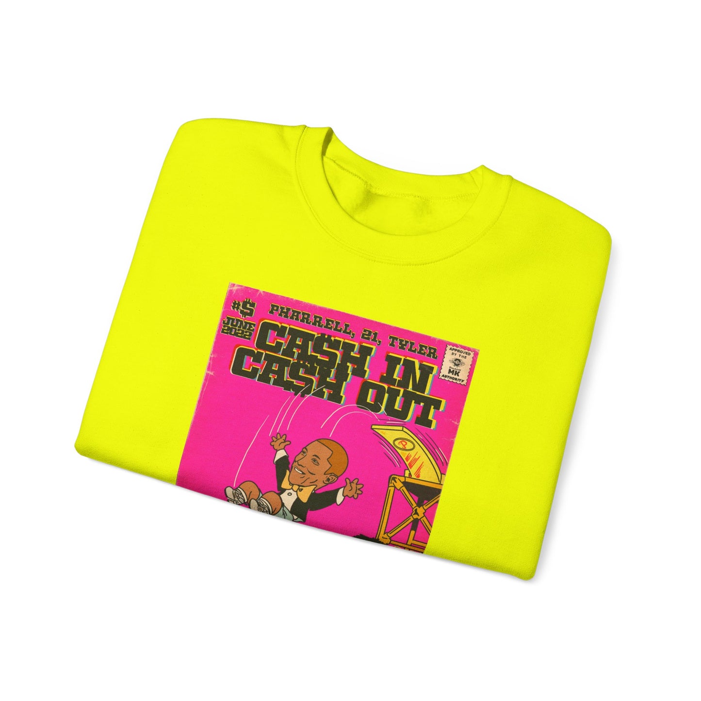 Pharrell, 21 Savage & Tyler - Cash In Cash Out - Unisex Heavy Blend™ Crewneck Sweatshirt