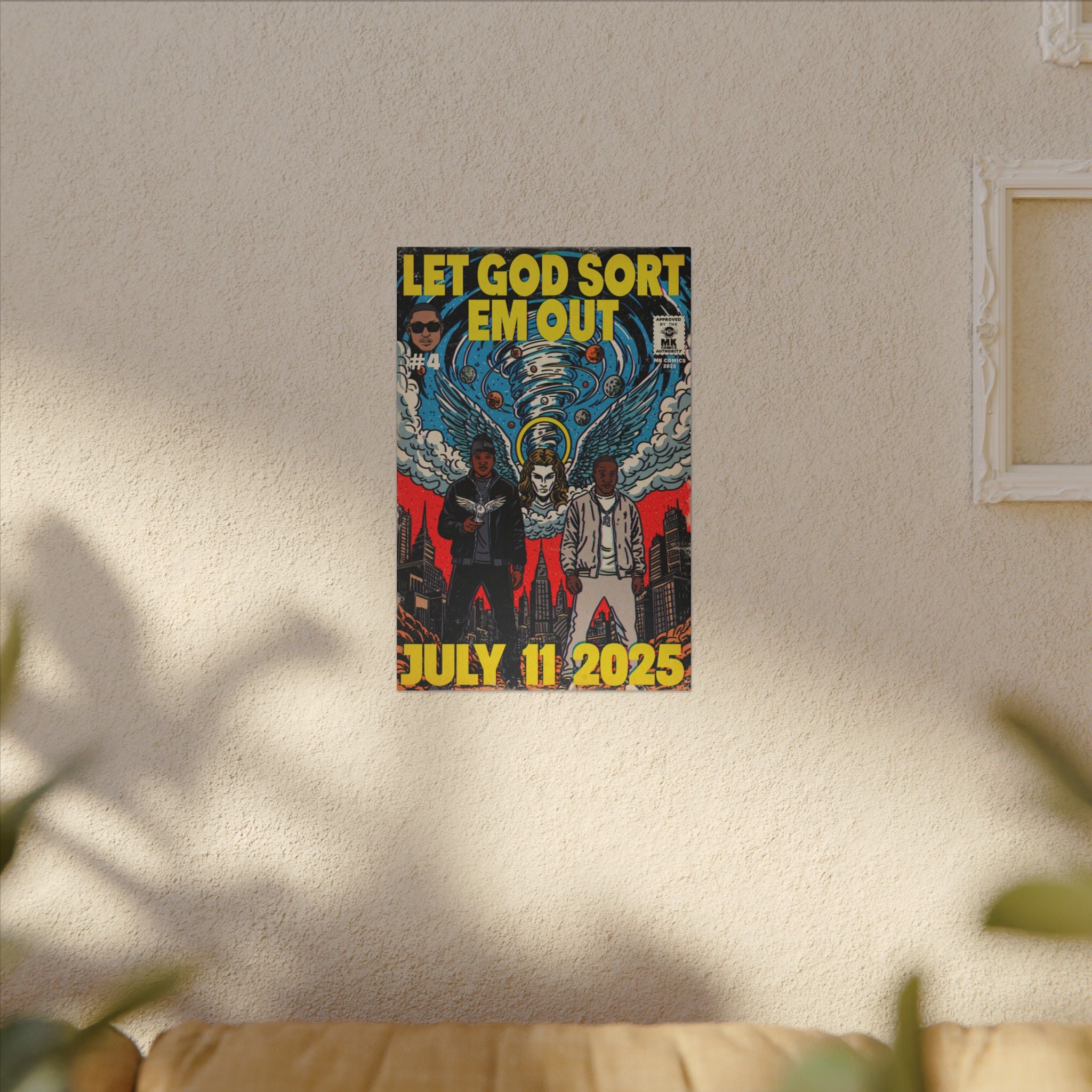 Let God Sort Em Out - Matte Canvas, Stretched, 0.75" (Multi-Size)