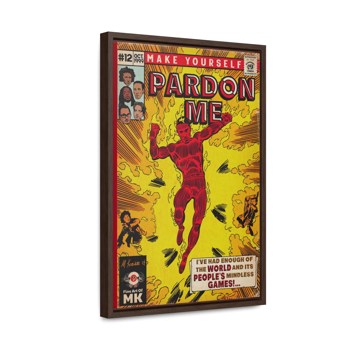 Incubus - Pardon Me - Gallery Canvas Wraps, Vertical Frame