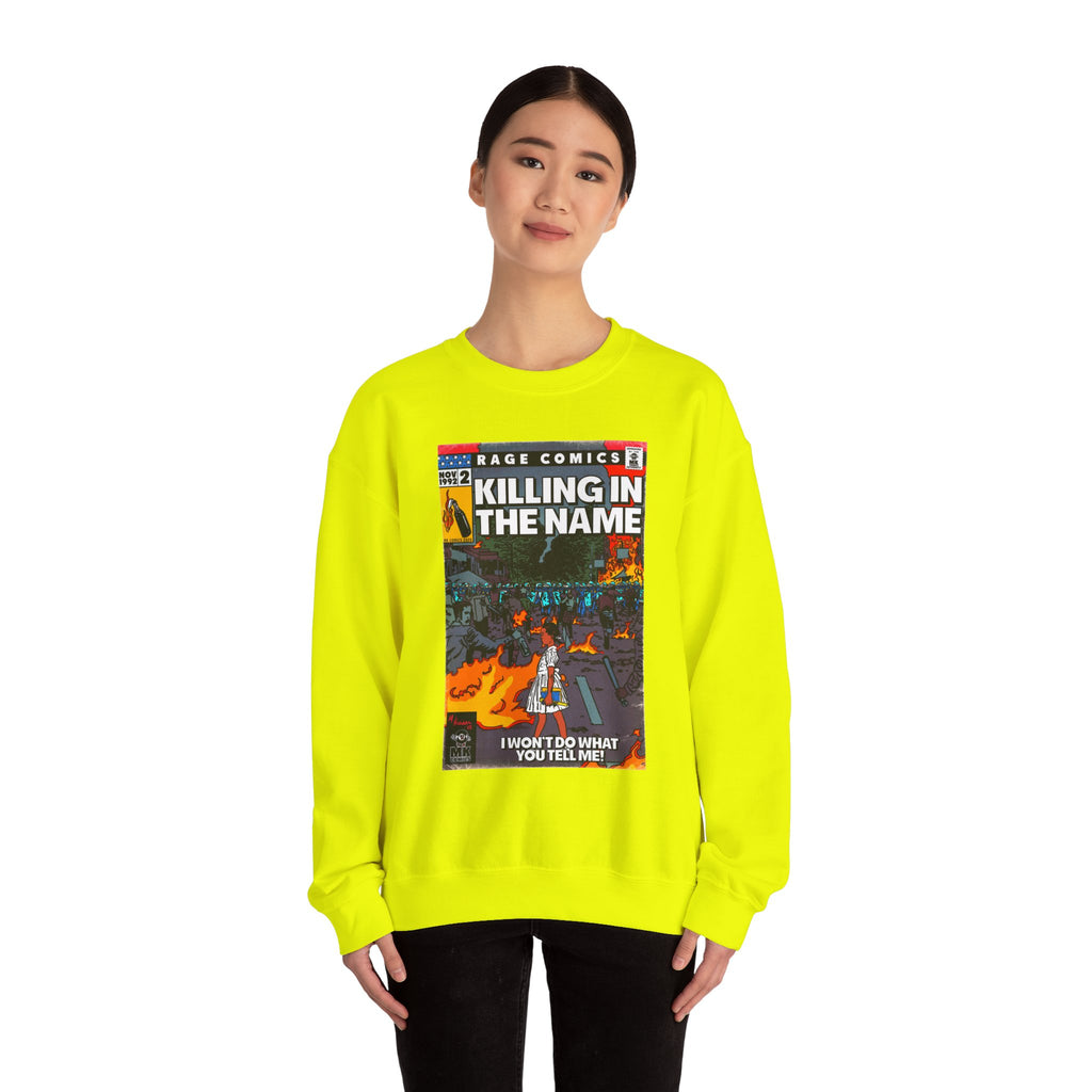 Rage - Killing In the Name - Unisex Heavy Blend™ Crewneck Sweatshirt