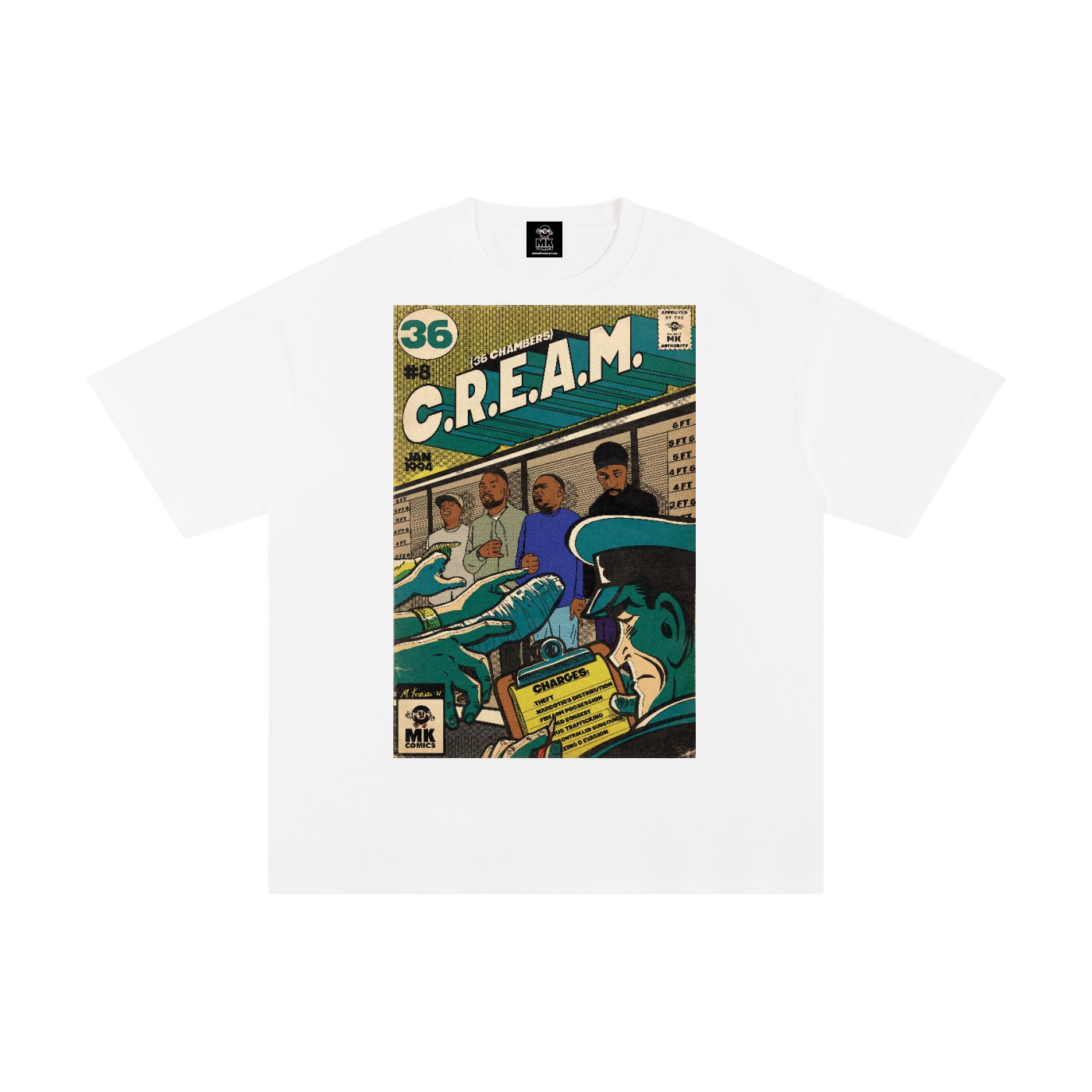C.R.E.A.M - MK Classics - Unisex Pure Cotton T-Shirt