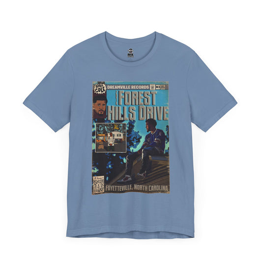 J Cole - 2014 Forest Hills Drive - Unisex Jersey Short Sleeve Tee