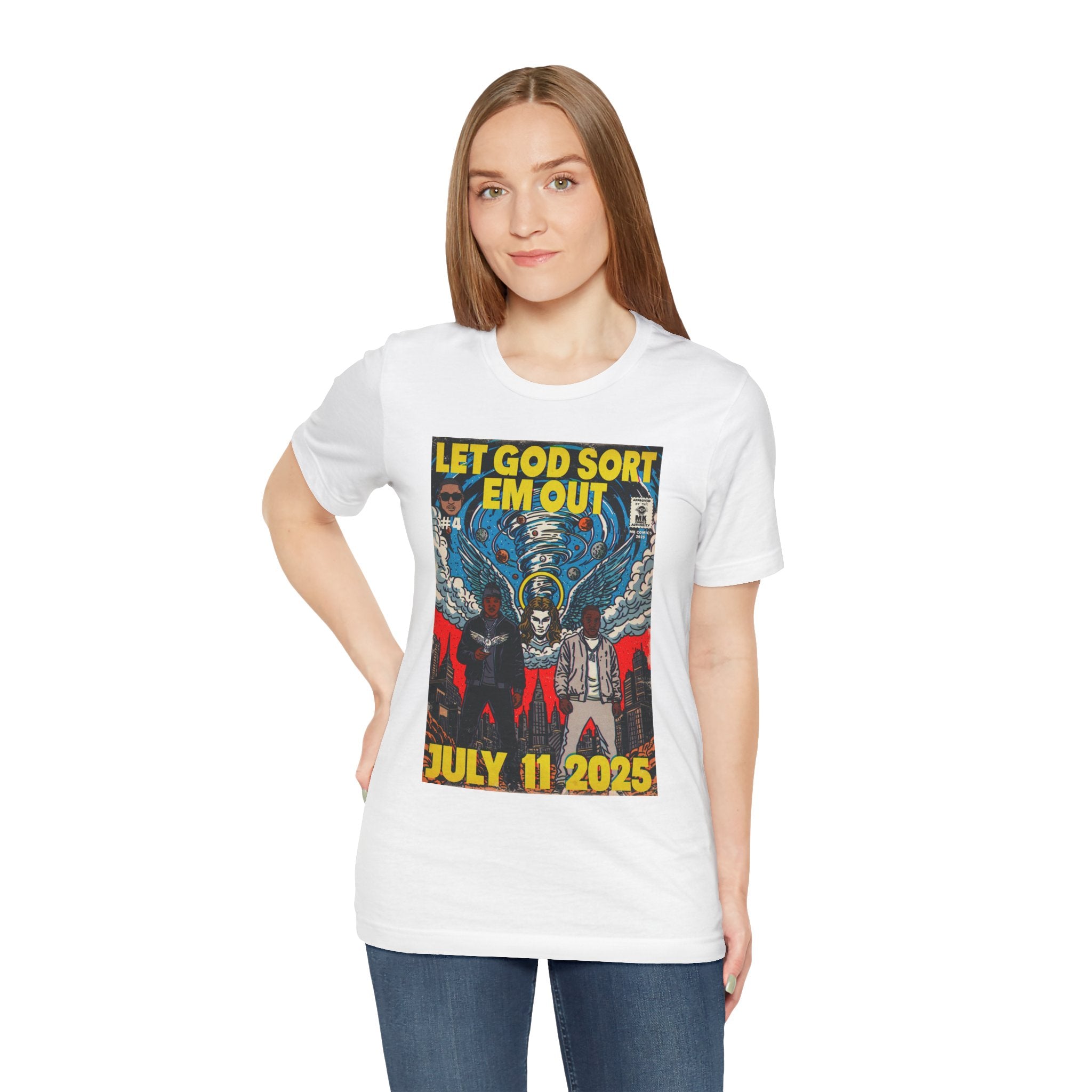 Let God Sort Em Out - Unisex Jersey Short Sleeve Tee