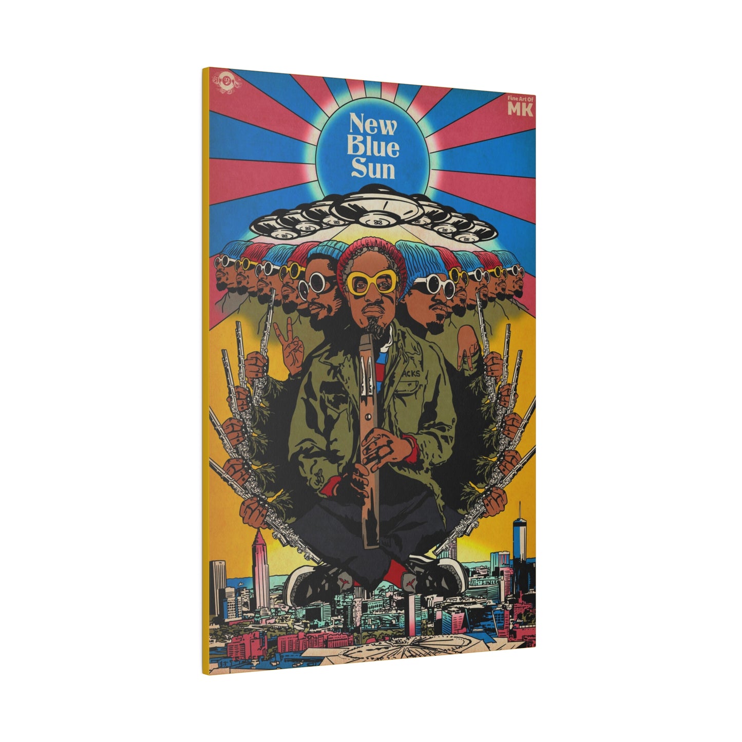 Andre 3000 - New Blue Sun - Matte Canvas, Stretched, 0.75"