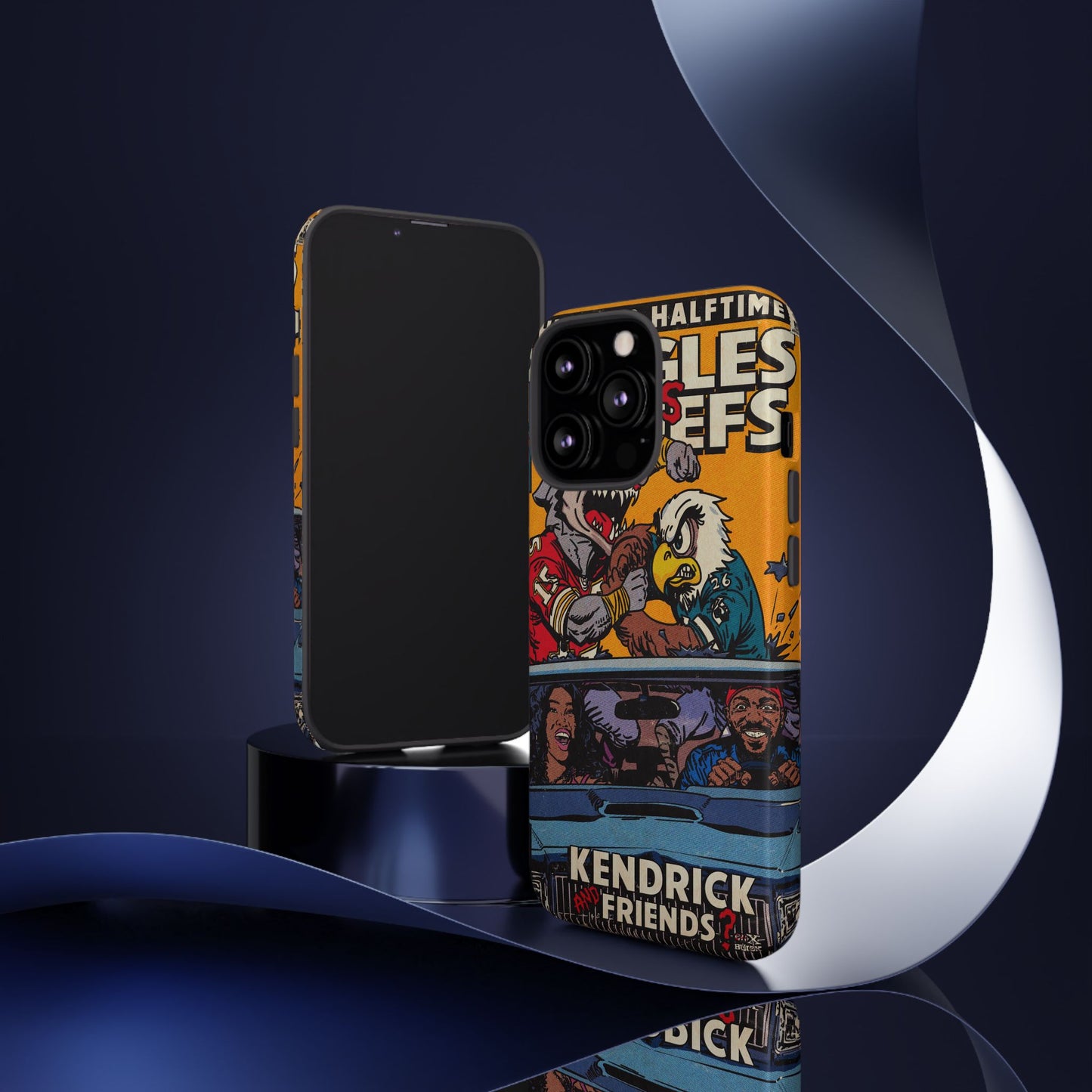 Kendrick & SZA - 2025 Halftime - Eagles vs Chiefs - Tough Phone Cases