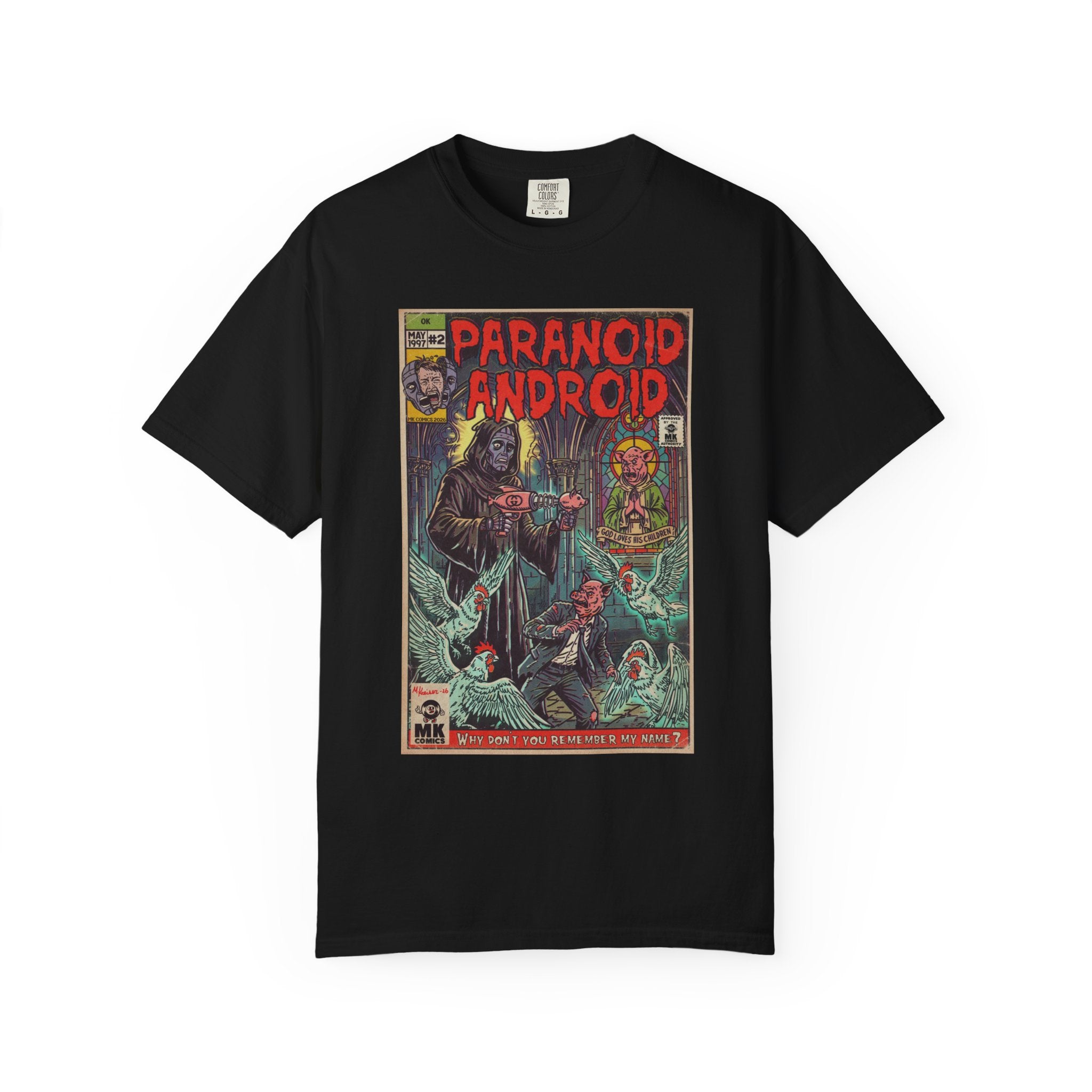 Paranoid Android - Unisex Comfort Colors T-shirt