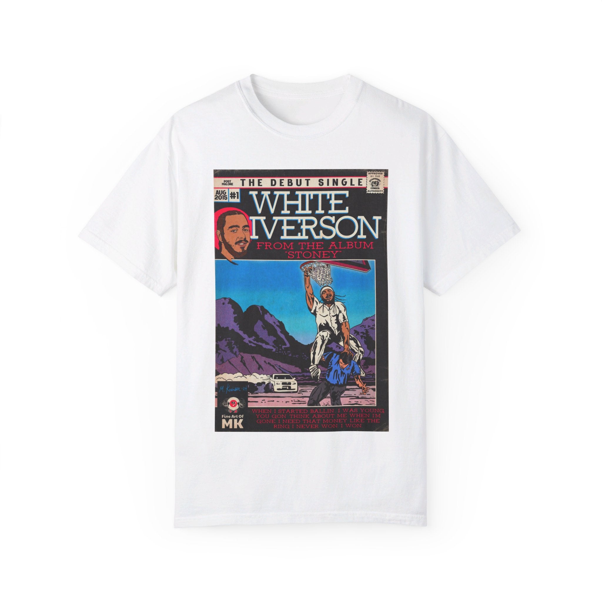 White Iverson - Unisex Comfort Colors T-shirt