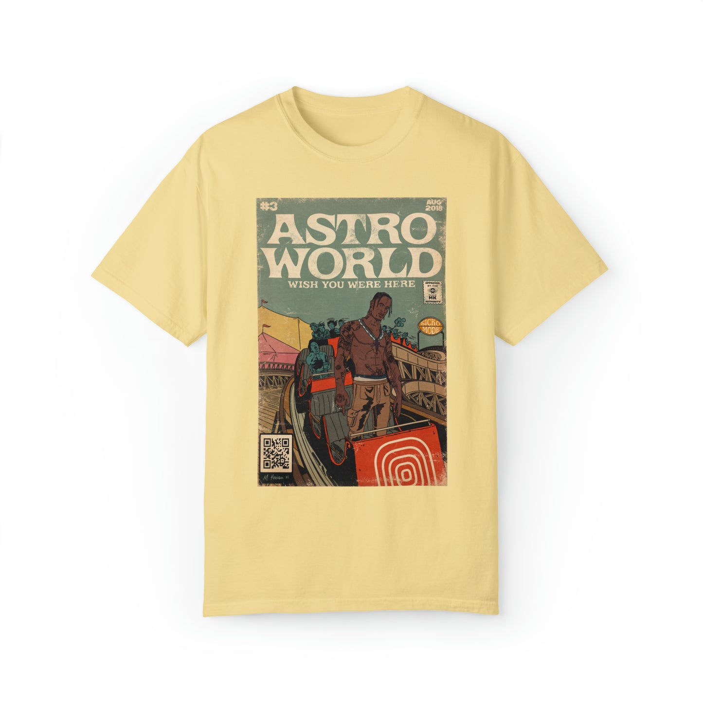 Travis Scott - Astroworld - Unisex Comfort Colors T-shirt