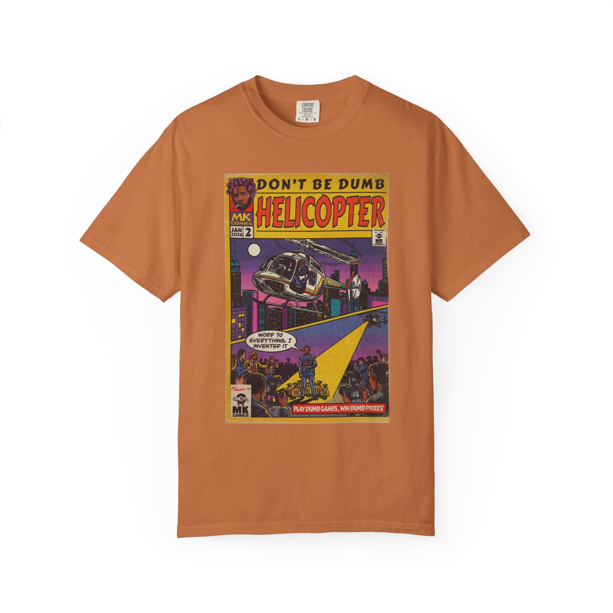 Helicopter - Unisex Comfort Colors T-shirt