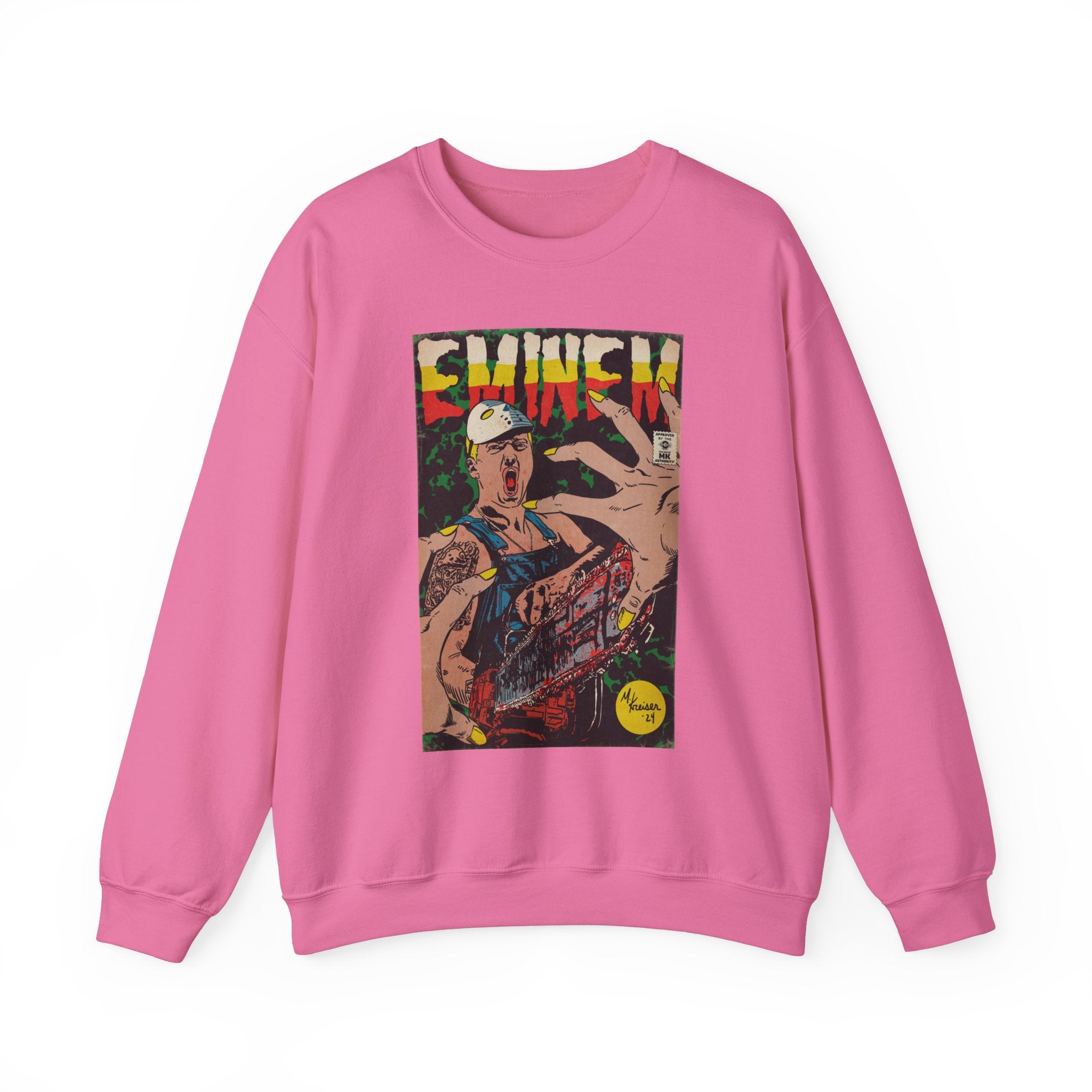Em - Comic Book Art - Unisex Heavy Blend™ Crewneck Sweatshirt