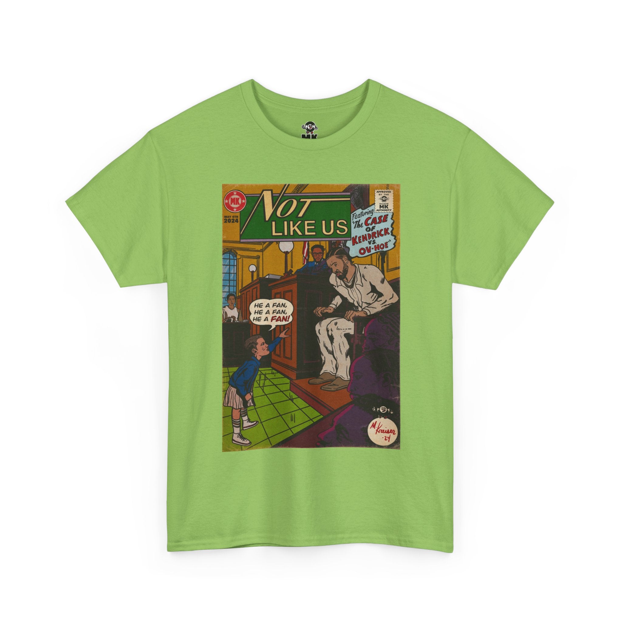 Not Like Us - MK Classic - Unisex Heavy Cotton Tee