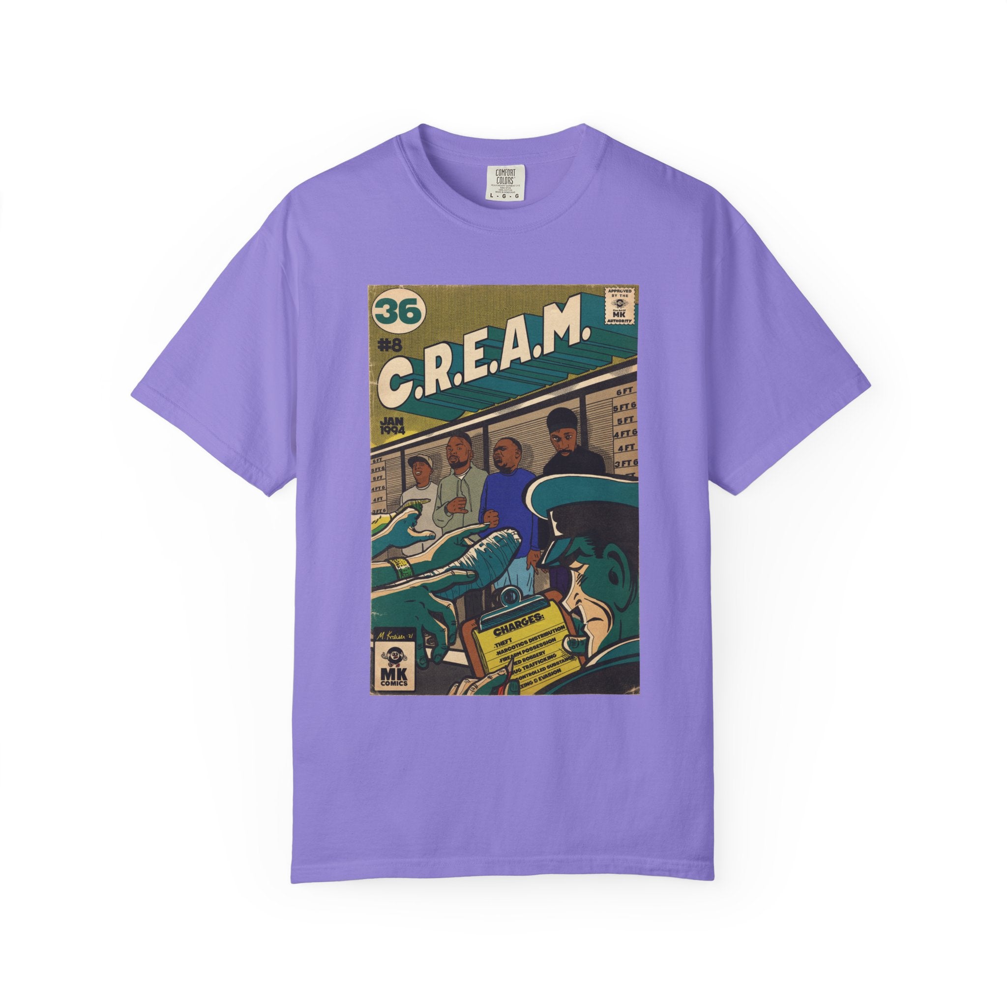 C.R.E.A.M - Unisex Comfort Colors T-shirt
