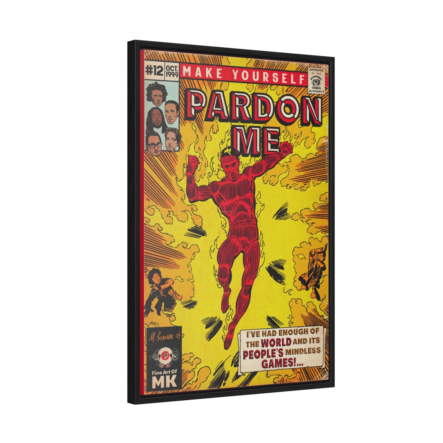 Incubus - Pardon Me - Gallery Canvas Wraps, Vertical Frame