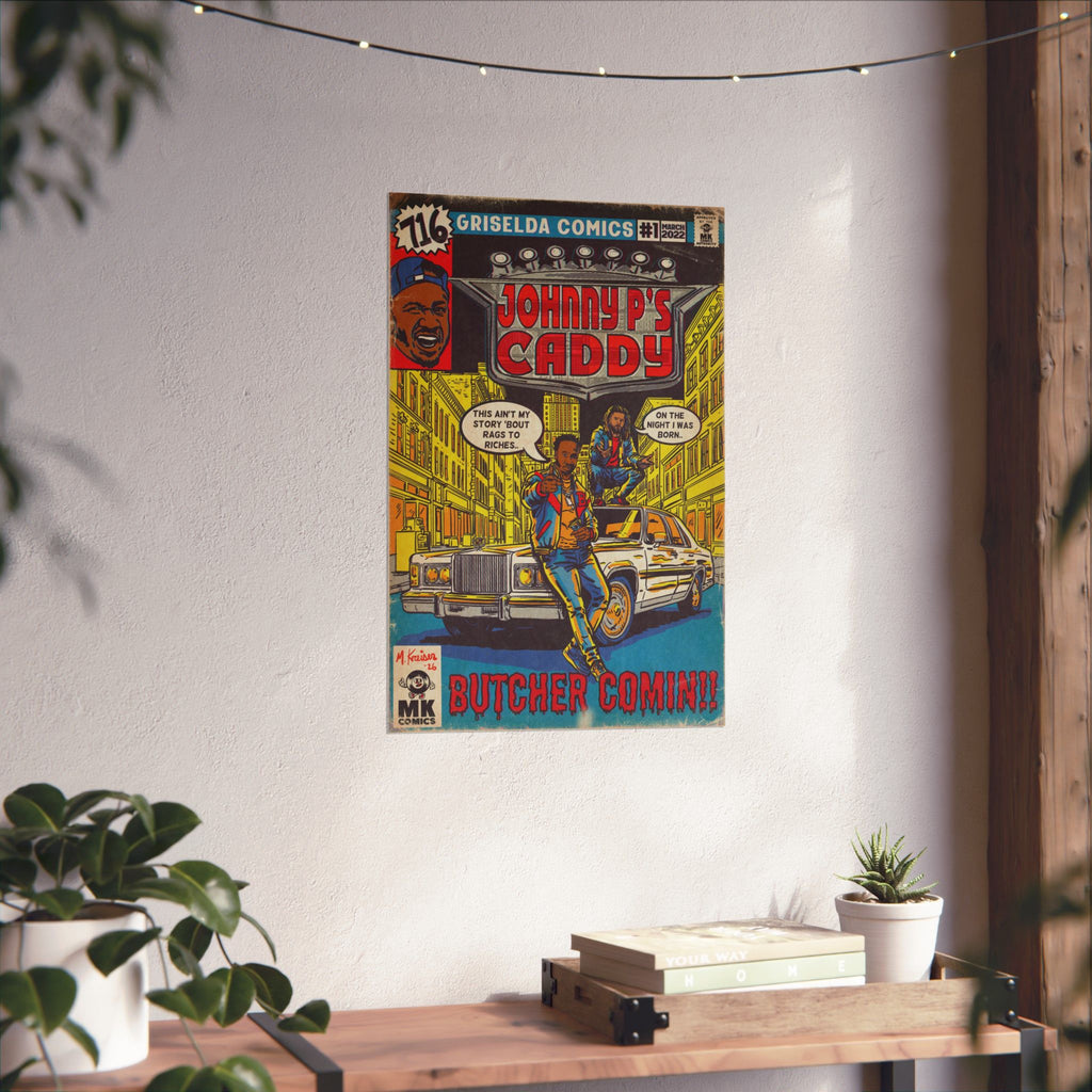 Johnny P's Caddy - Matte Vertical Posters