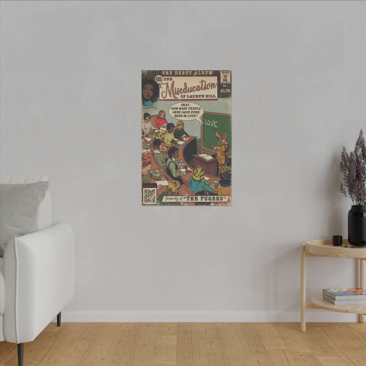 Lauryn Hill - The Miseducation of.. - Matte Canvas, Stretched