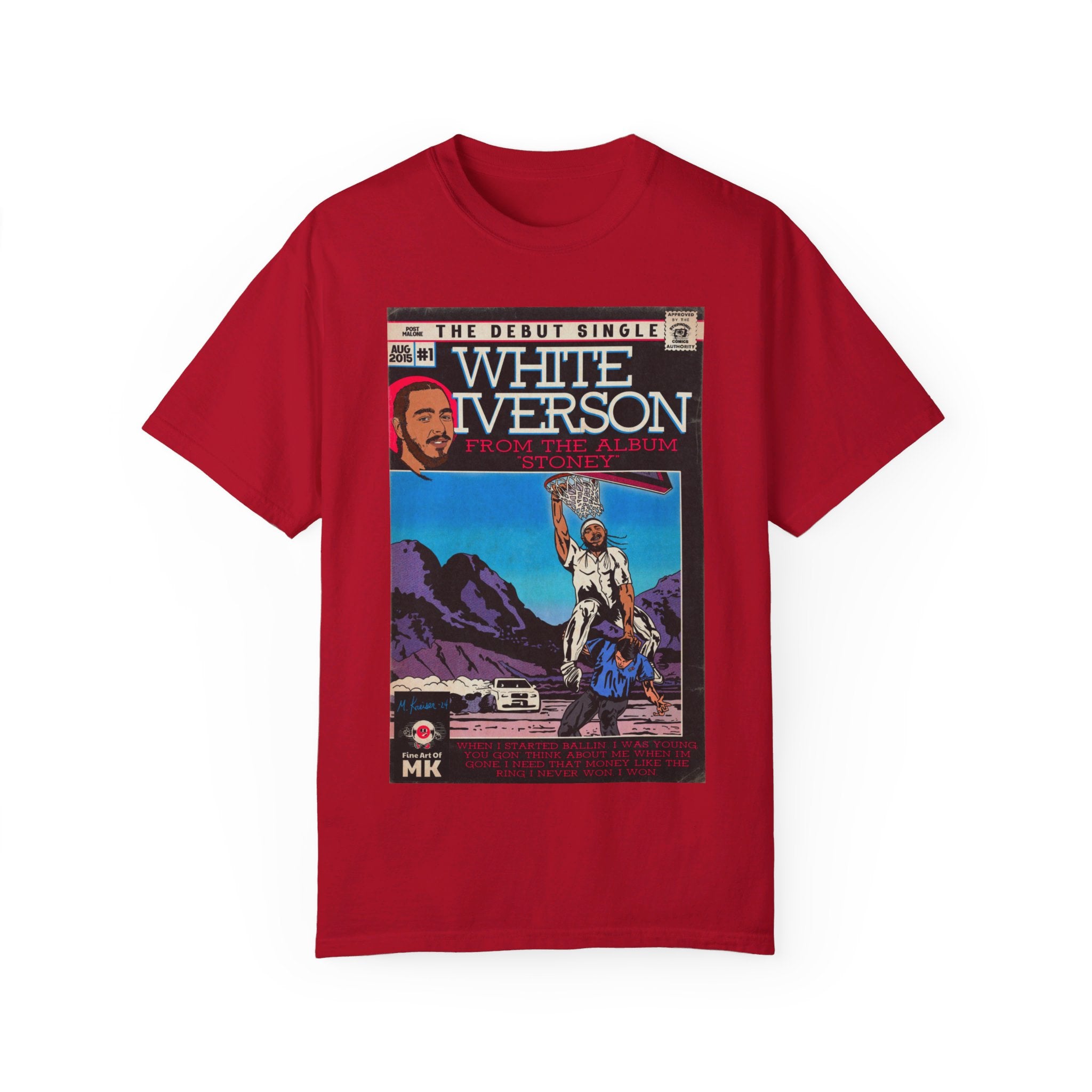 White Iverson - Unisex Comfort Colors T-shirt