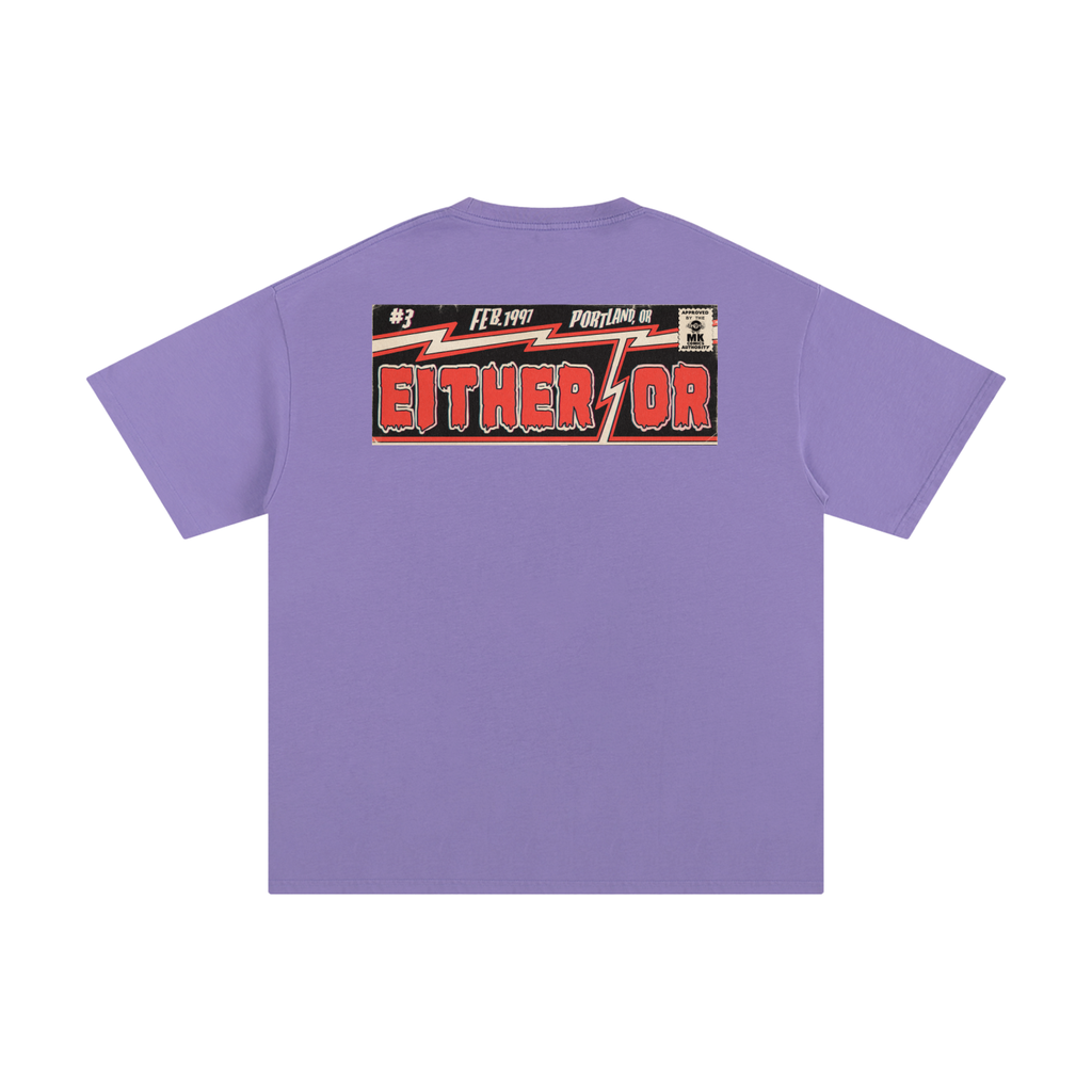 Either/Or - Unisex Pure Cotton T-Shirt