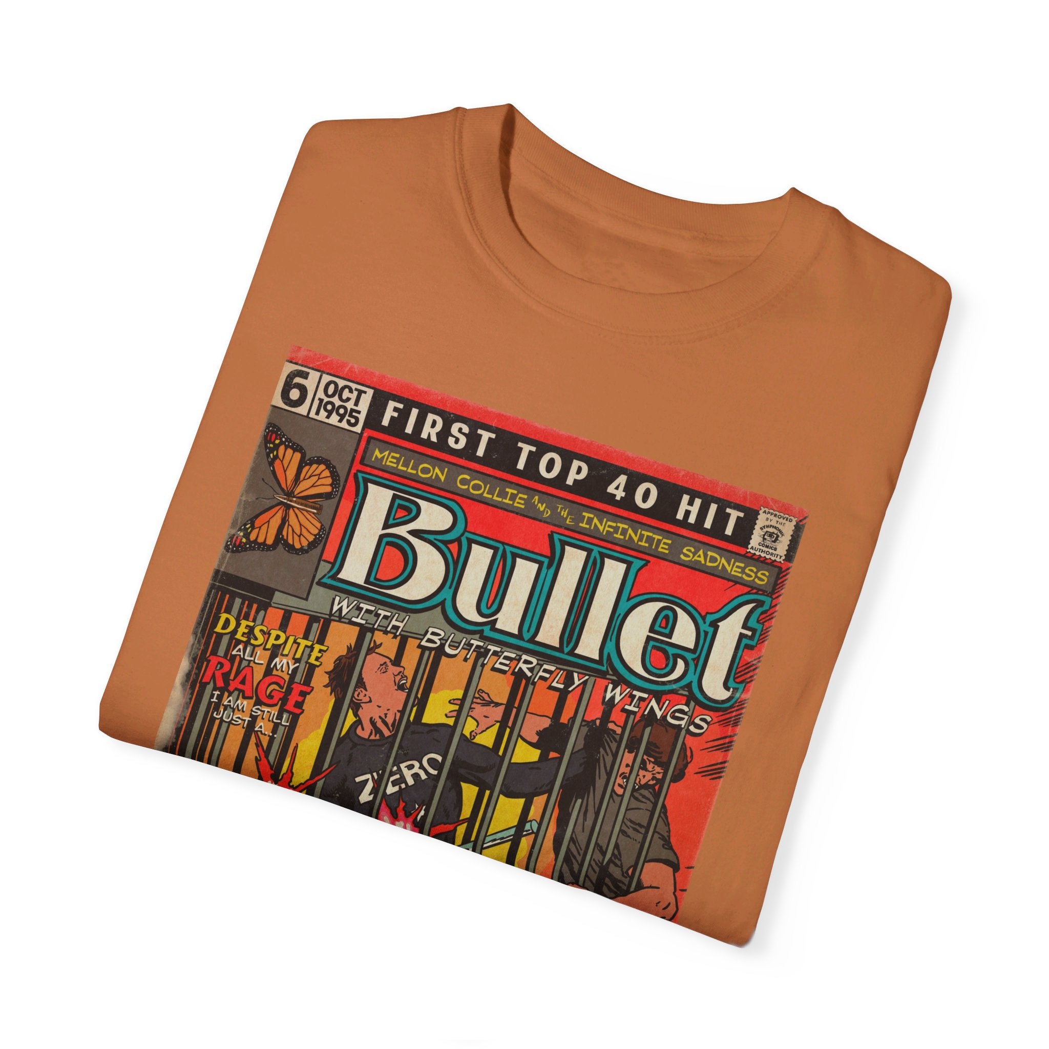 Bullet With Butterfly Wings - Unisex Comfort Colors T-shirt