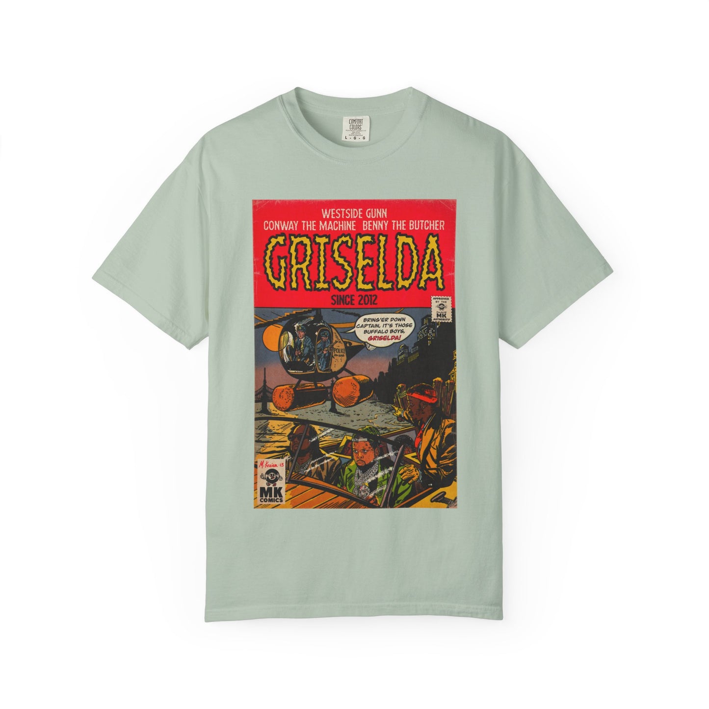 Griselda - Comic Book Art - Unisex Garment-Dyed T-shirt