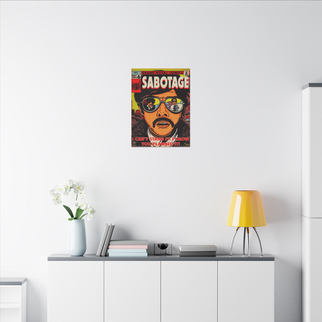 Sabotage - Matte Canvas, Stretched, 0.75" (Multi-Size)