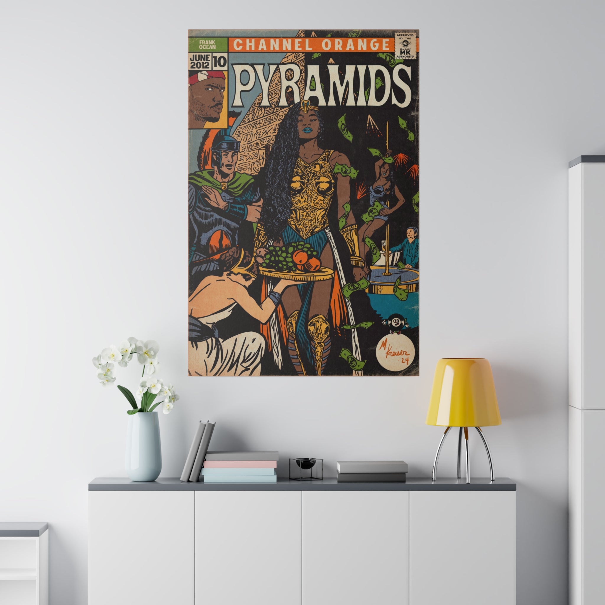 Pyramids - Matte Canvas, Stretched, 0.75"