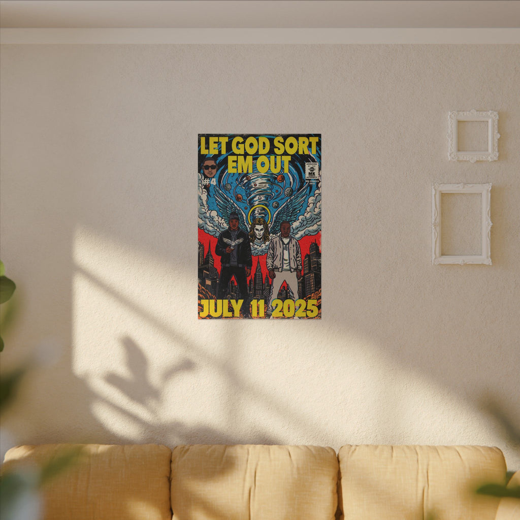 Let God Sort Em Out - Matte Canvas, Stretched, 0.75" (Multi-Size)