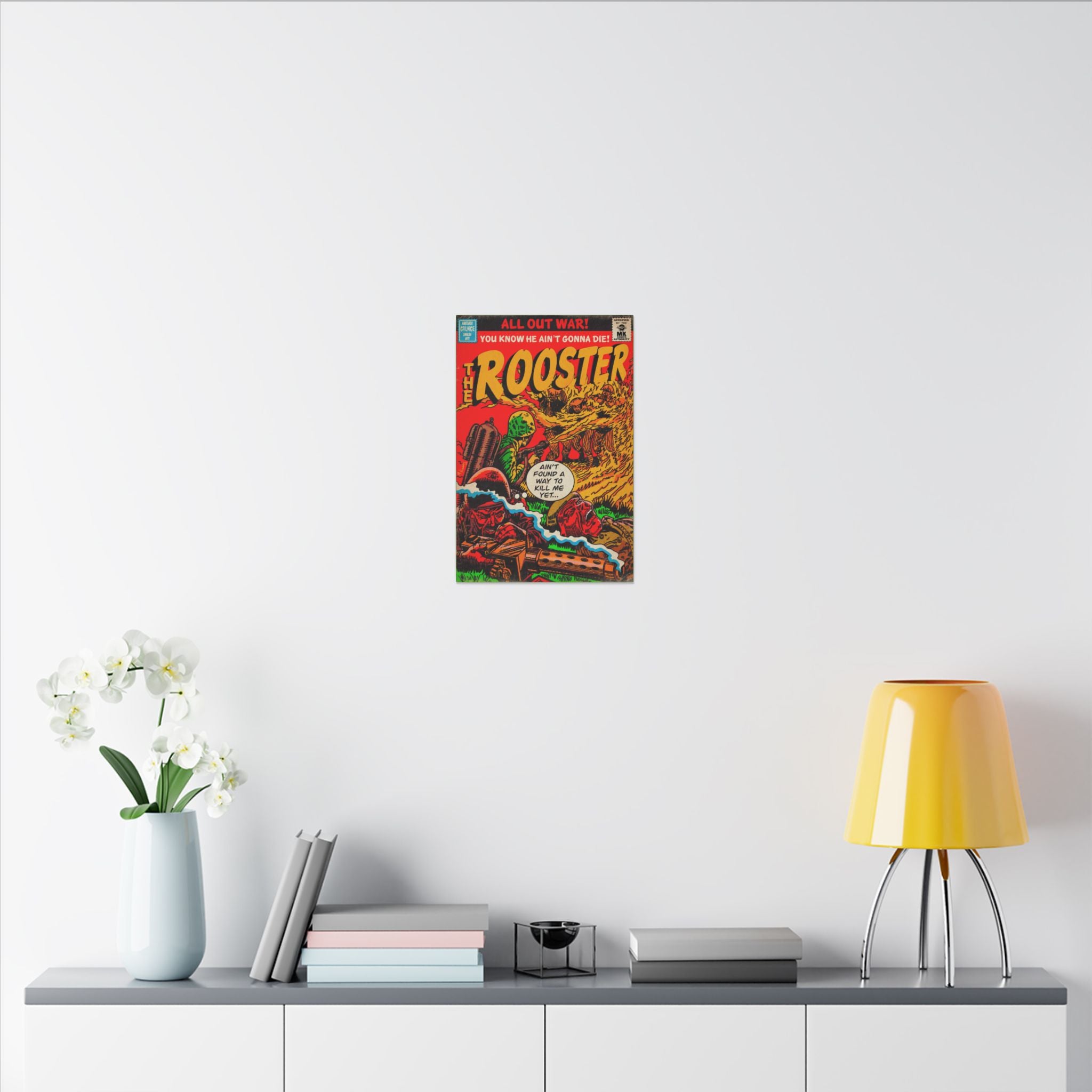 Rooster - Matte Canvas, Stretched, 0.75"