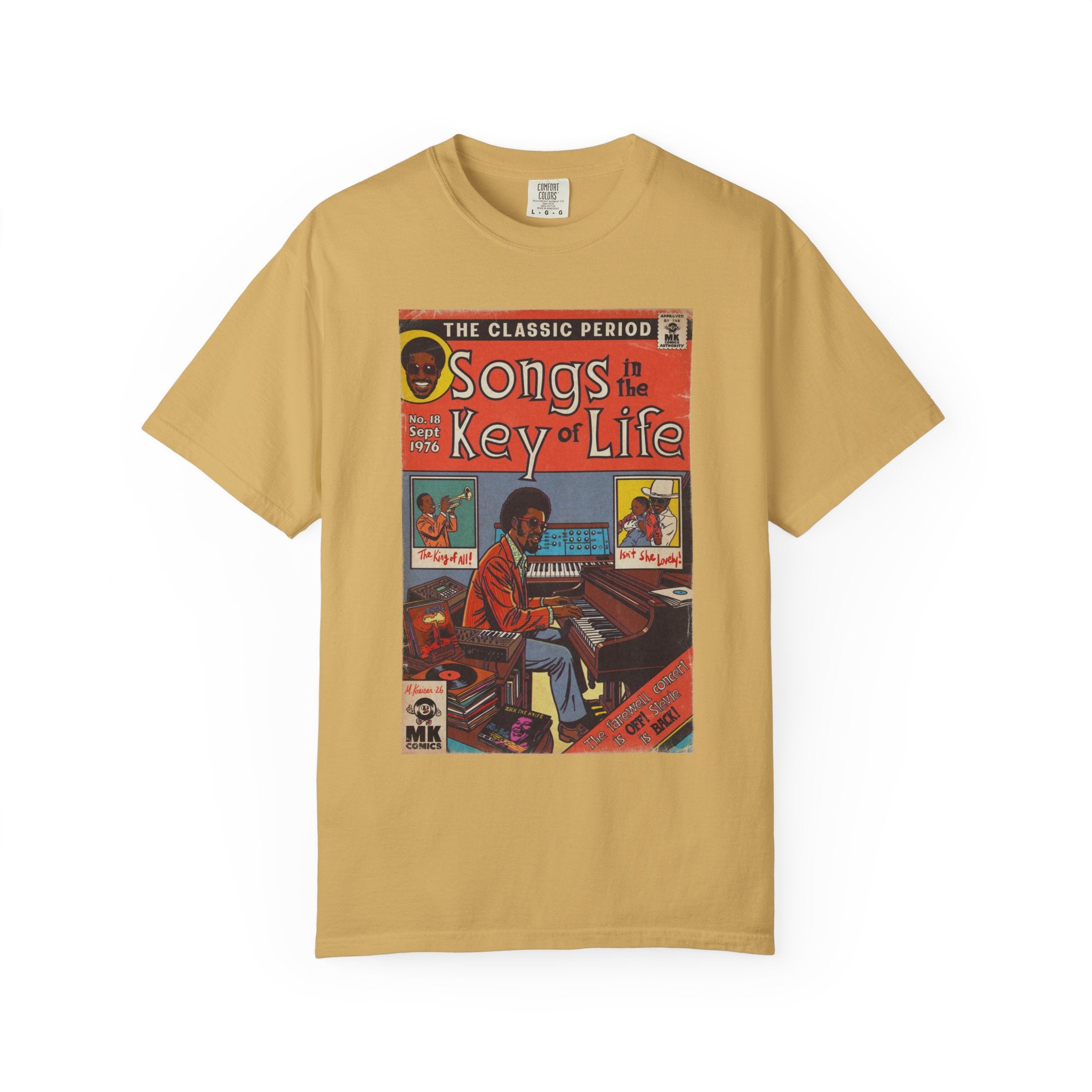 Songs in the Key of Life - Unisex Comfort Colors T-shirt