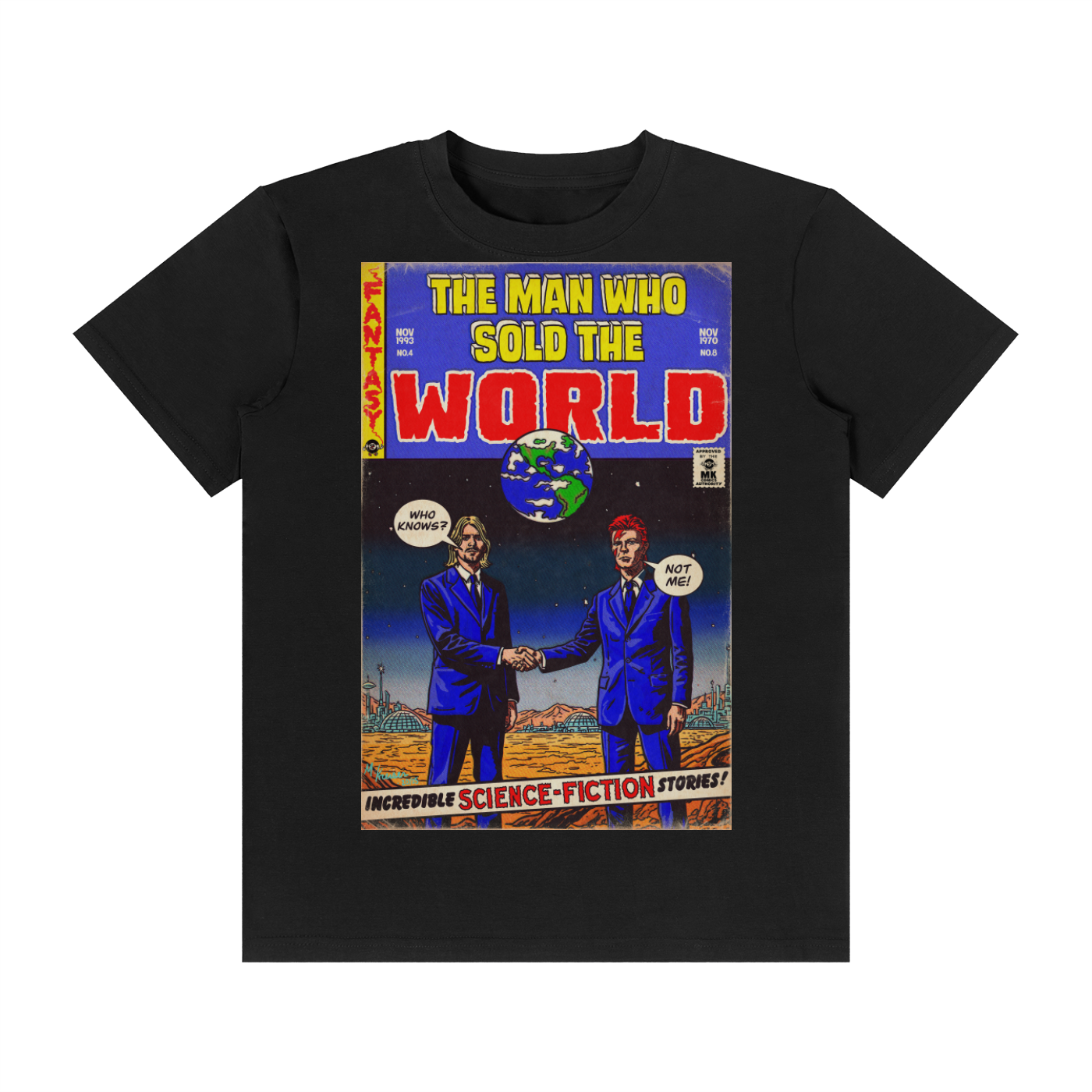 The Man Who Sold The World - MK Classic - Unisex Classic Crew Neck Cotton T-Shirt