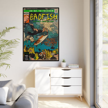 Badfish - Matte Canvas, Framed (Multi-color)