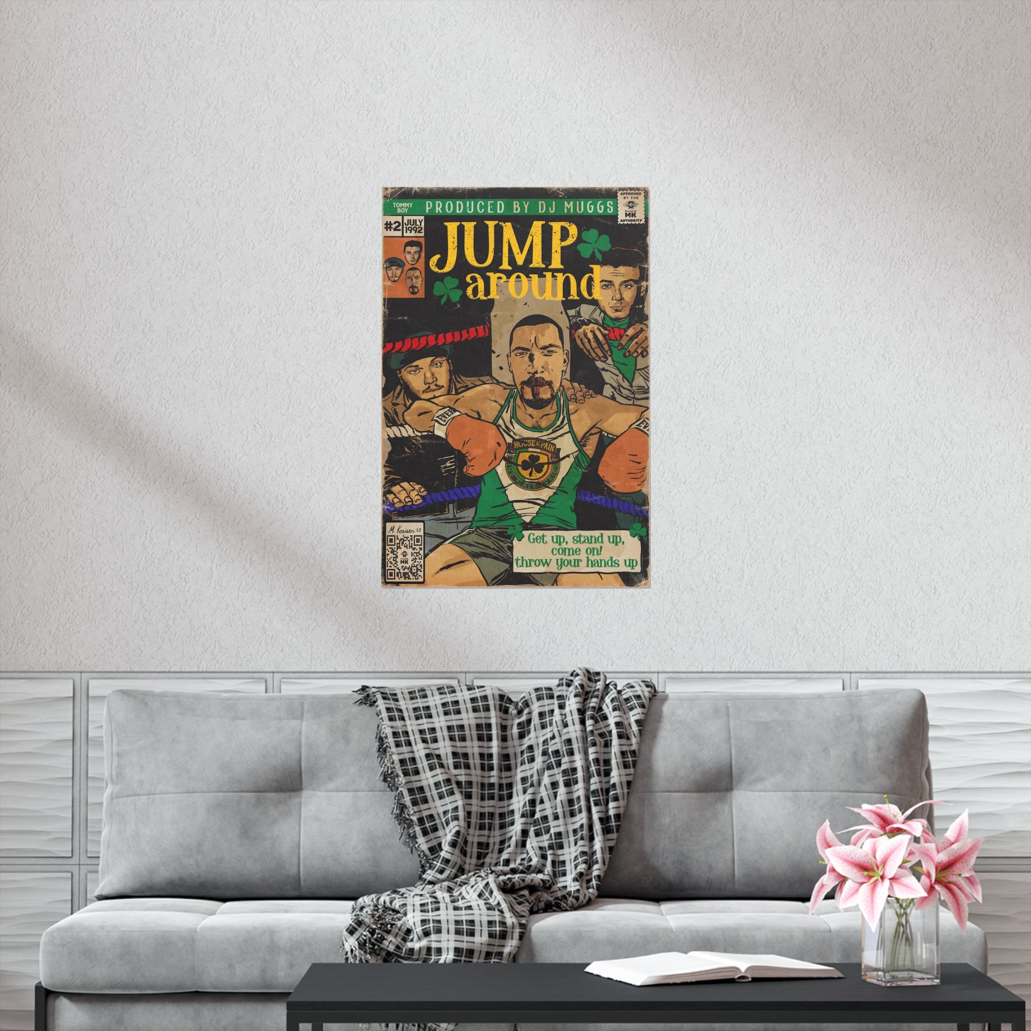 Jump Around -  Vertical Matte Poster