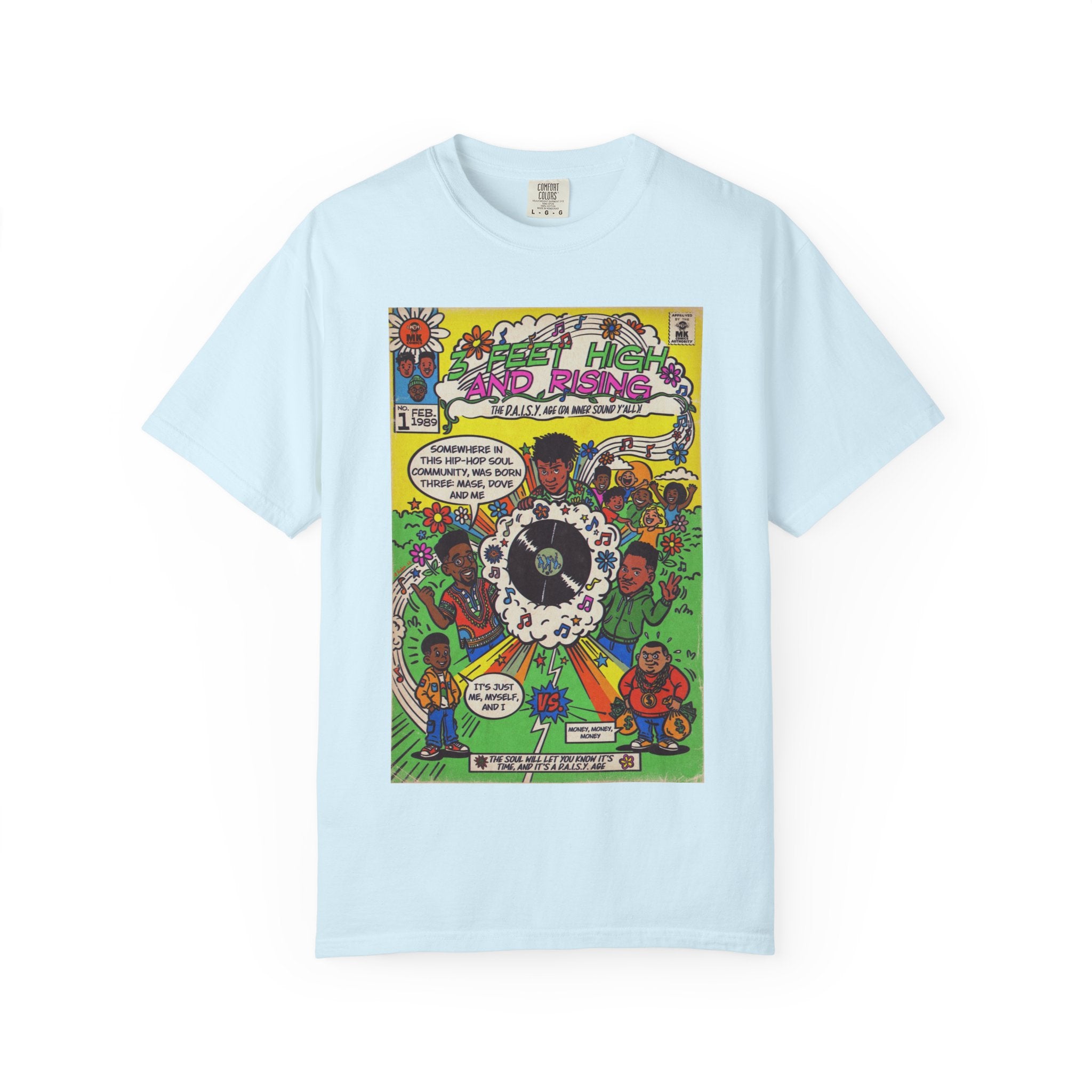 3 Feet High & Rising - Unisex Comfort Colors T-shirt