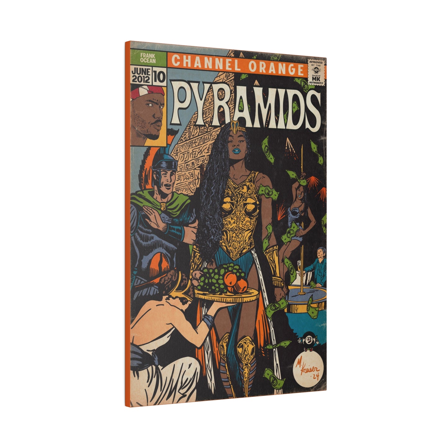 Frank Ocean - Pyramids - Matte Canvas, Stretched, 0.75"