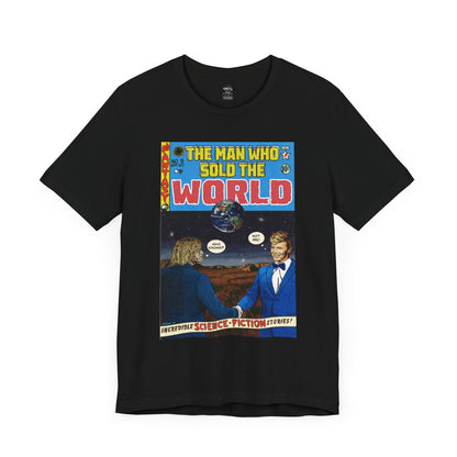 Bowie & Cobain - The Man Who Sold the World - Unisex Jersey Short Sleeve Tee