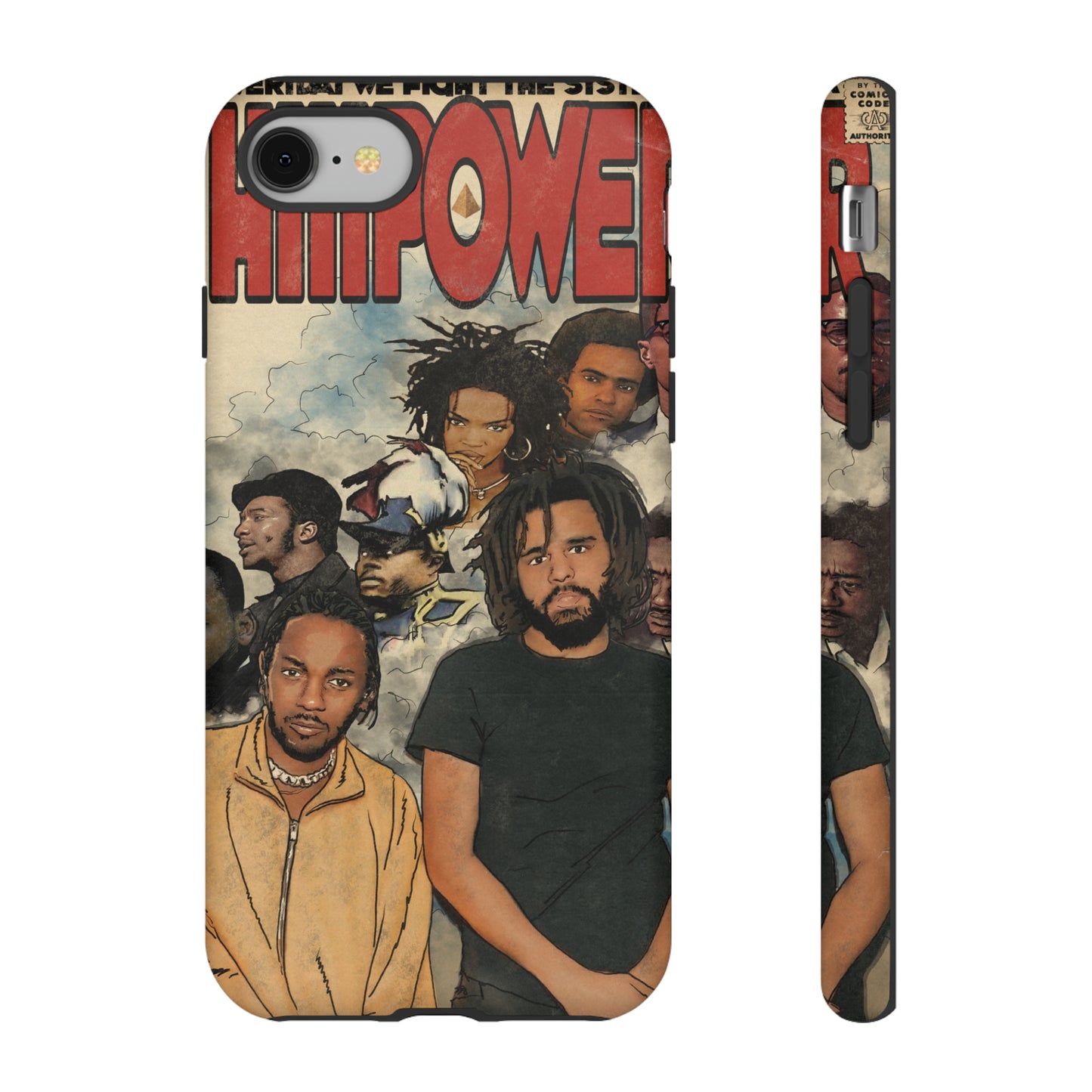 Kendrick Lamar and J. Cole - Hiiipower - Tough Phone Cases