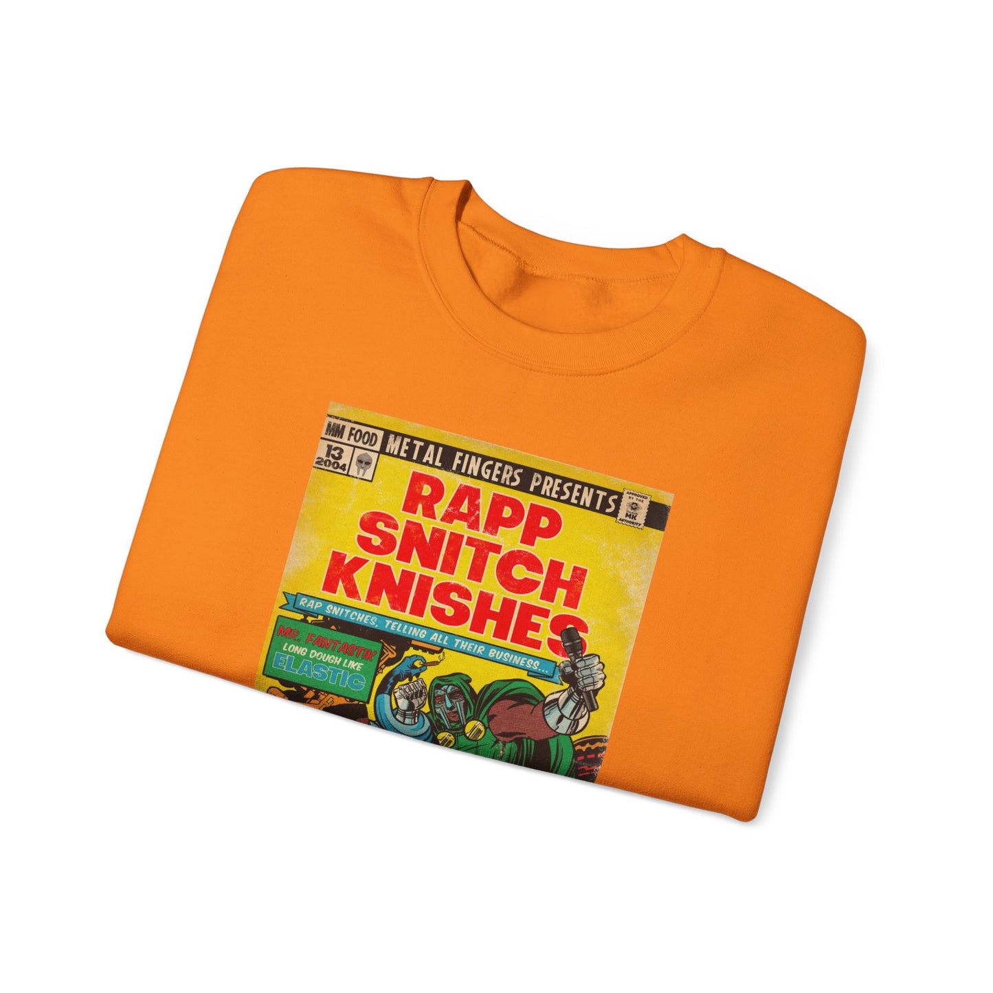 MF DOOM -Rapp Snitch Knishes - Unisex Heavy Blend™ Crewneck Sweatshirt
