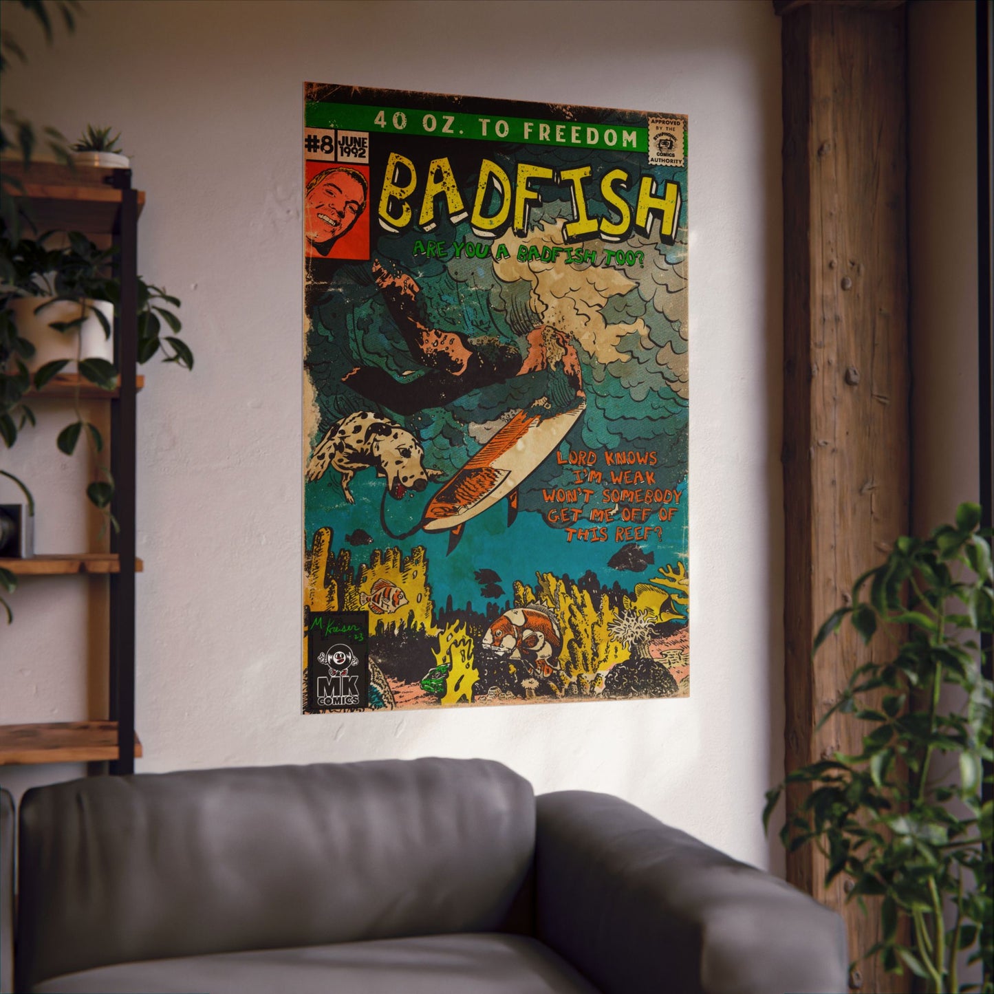 Badfish - Vertical Matte Poster