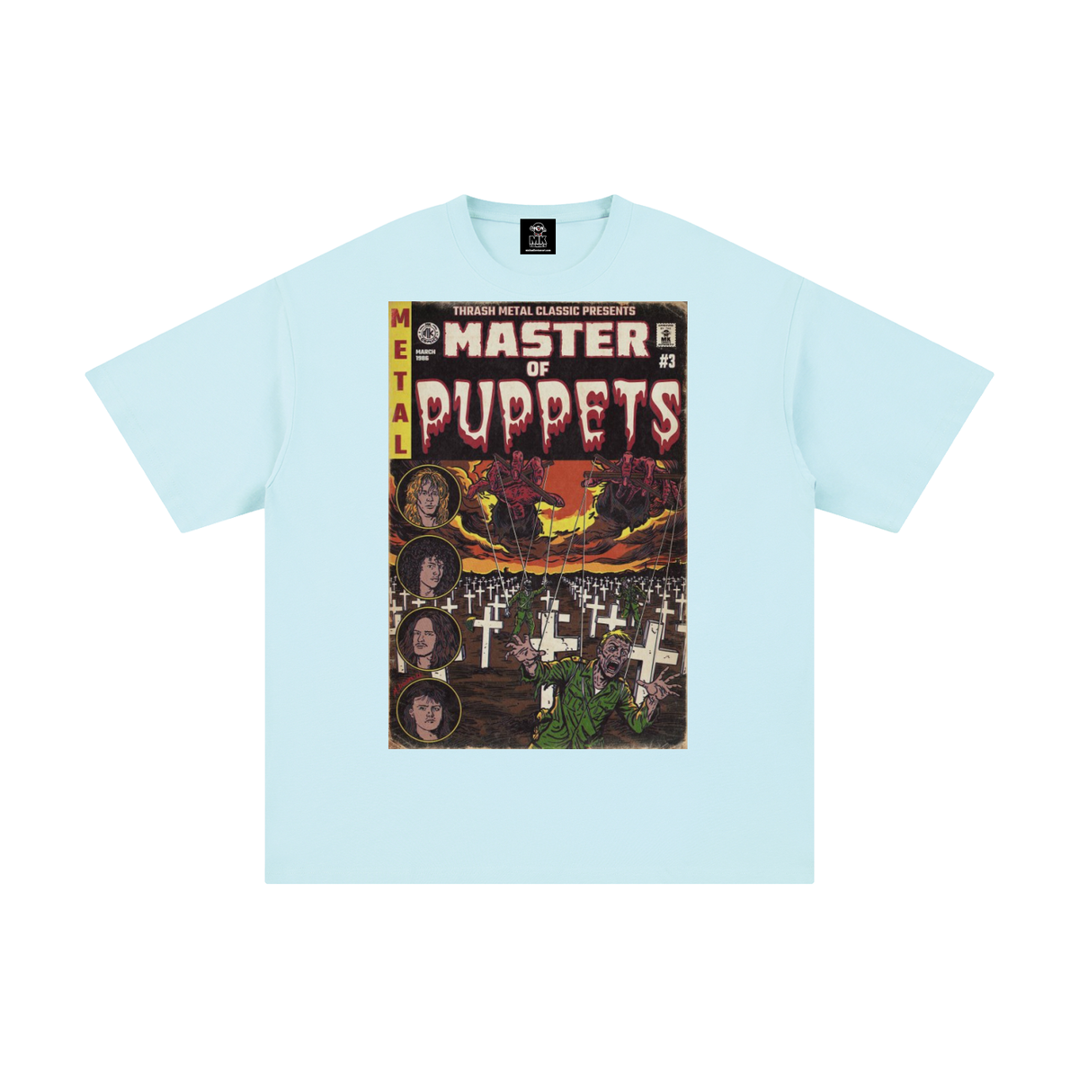 Master of Puppets - Unisex Pure Cotton T-Shirt